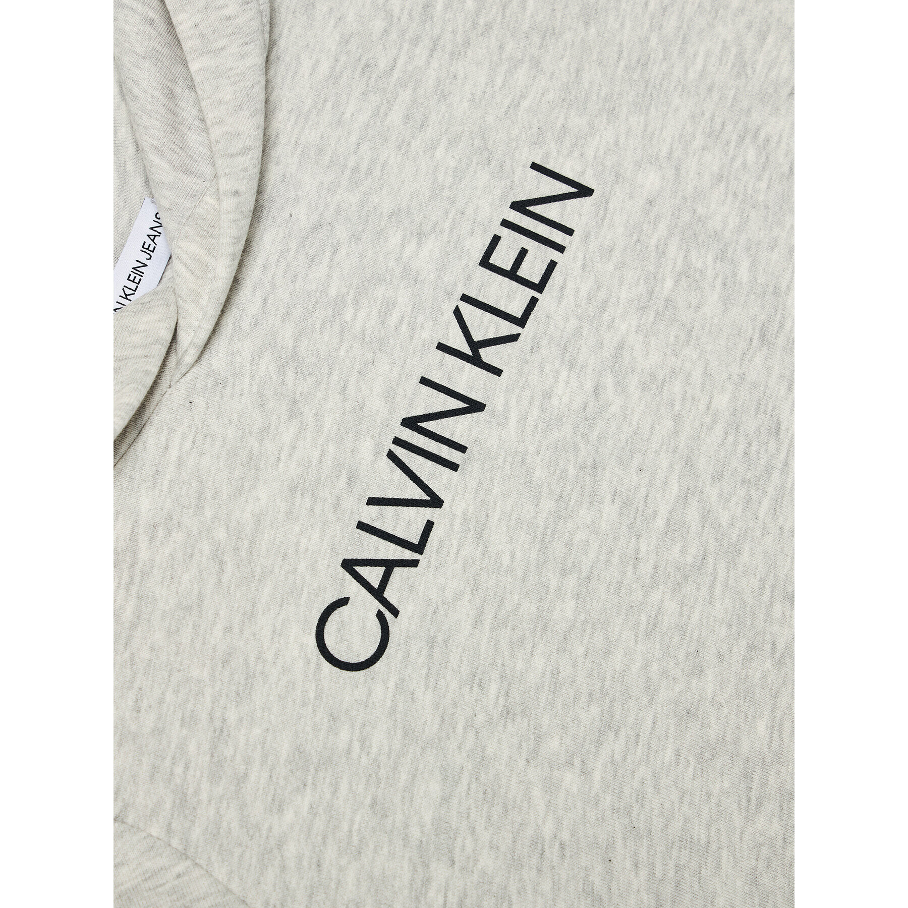 Calvin Klein Jeans Mikina Institutional Logo IU0IU00163 Šedá Regular Fit - Pepit.cz