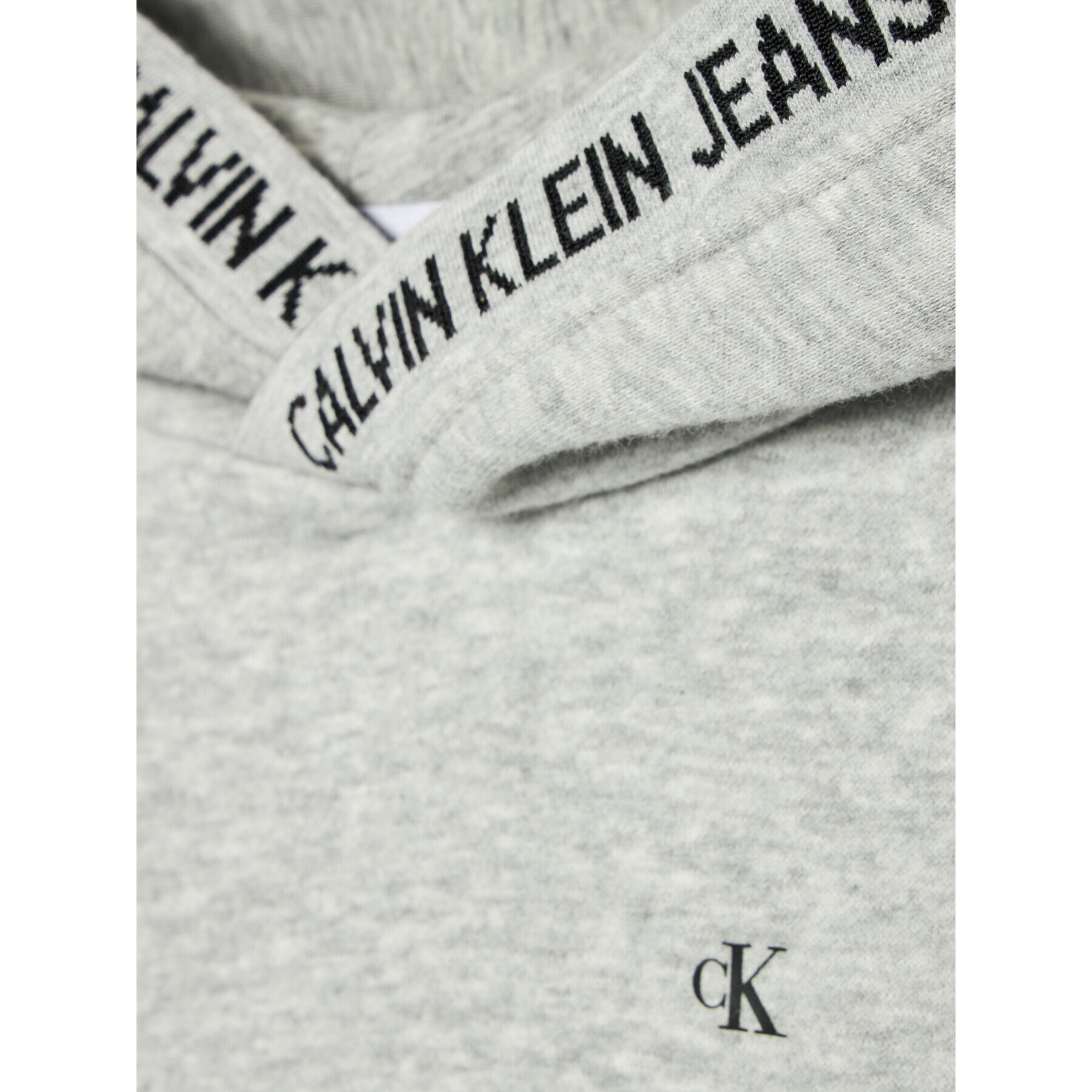 Calvin Klein Jeans Mikina IU0IU00233 Šedá Regular Fit - Pepit.cz