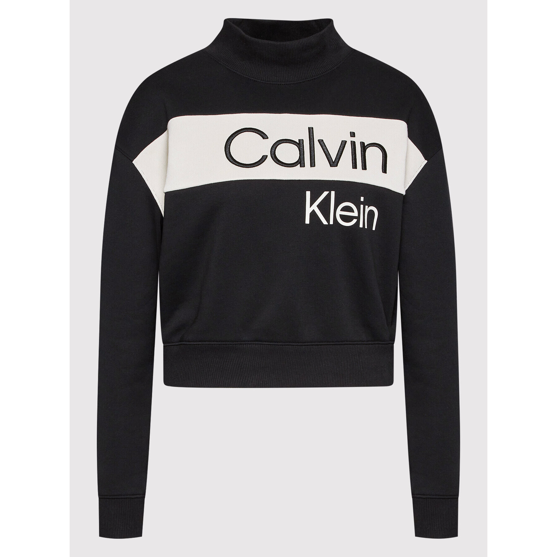 Calvin Klein Jeans Mikina J20J218992 Černá Relaxed Fit - Pepit.cz