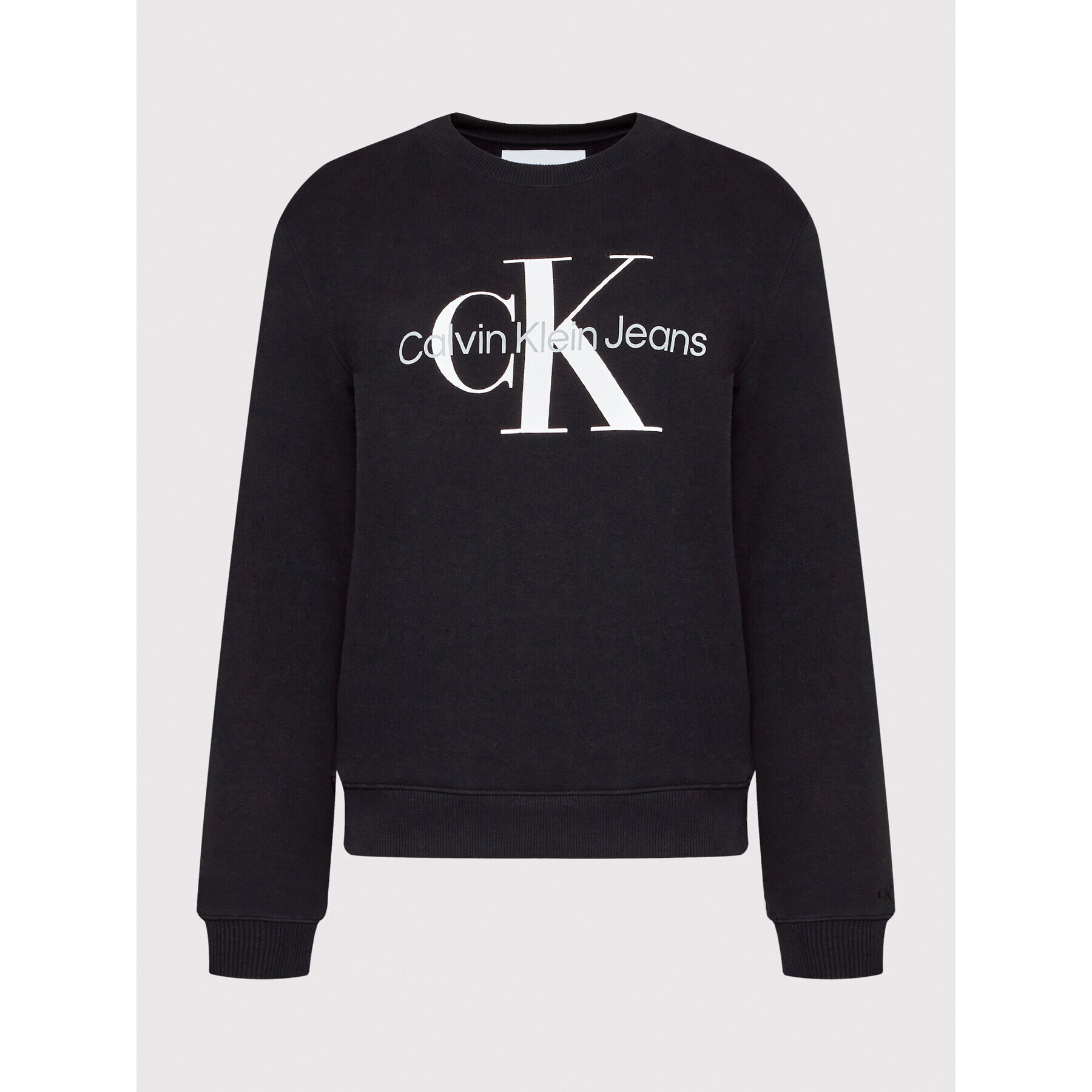 Calvin Klein Jeans Mikina J20J219140 Černá Regular Fit - Pepit.cz