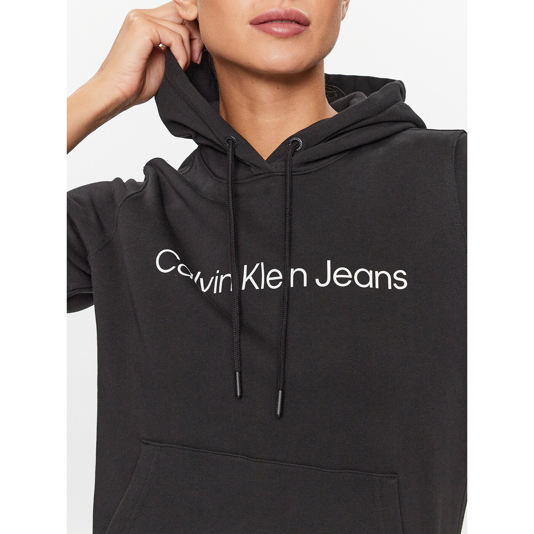 Calvin Klein Jeans Mikina J20J220254 Černá Regular Fit - Pepit.cz