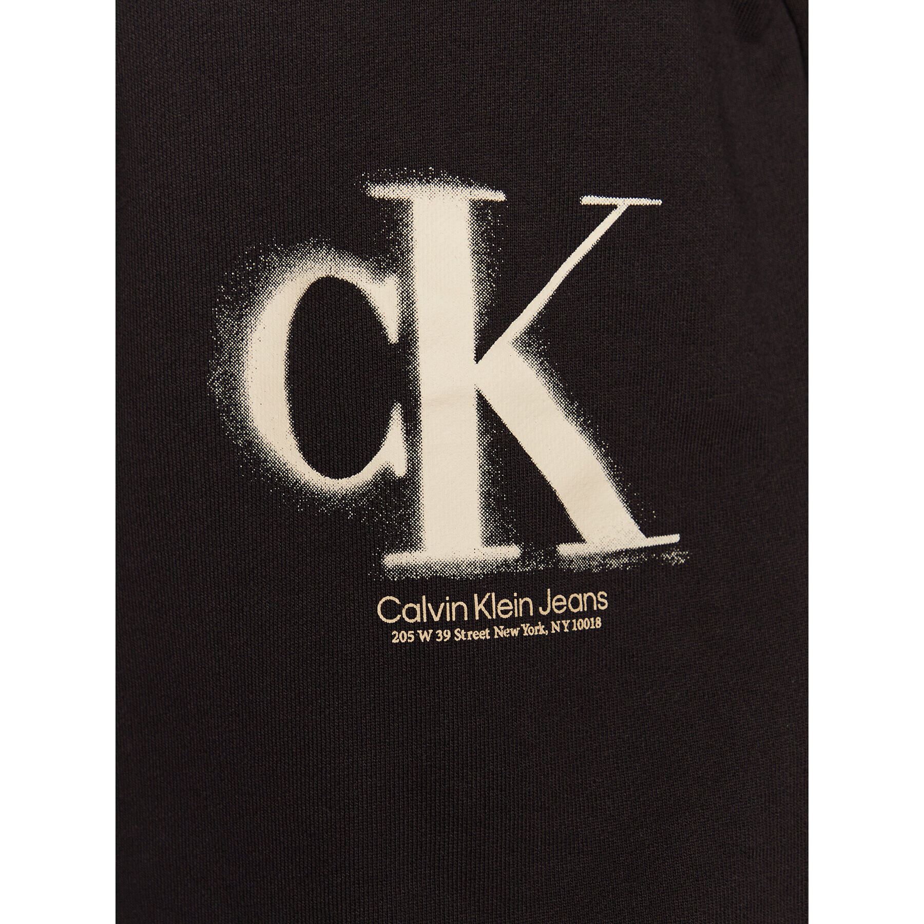 Calvin Klein Jeans Mikina J20J221138 Černá Regular Fit - Pepit.cz