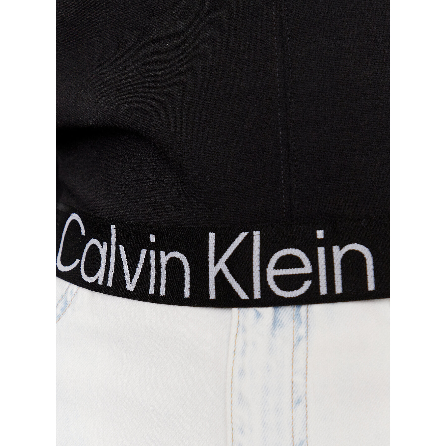 Calvin Klein Jeans Mikina J20J221413 Černá Regular Fit - Pepit.cz