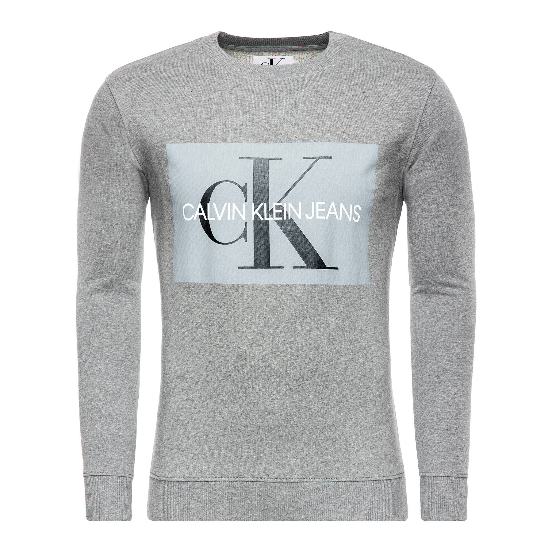 Calvin Klein Jeans Mikina J30J307742 Šedá Regular Fit - Pepit.cz