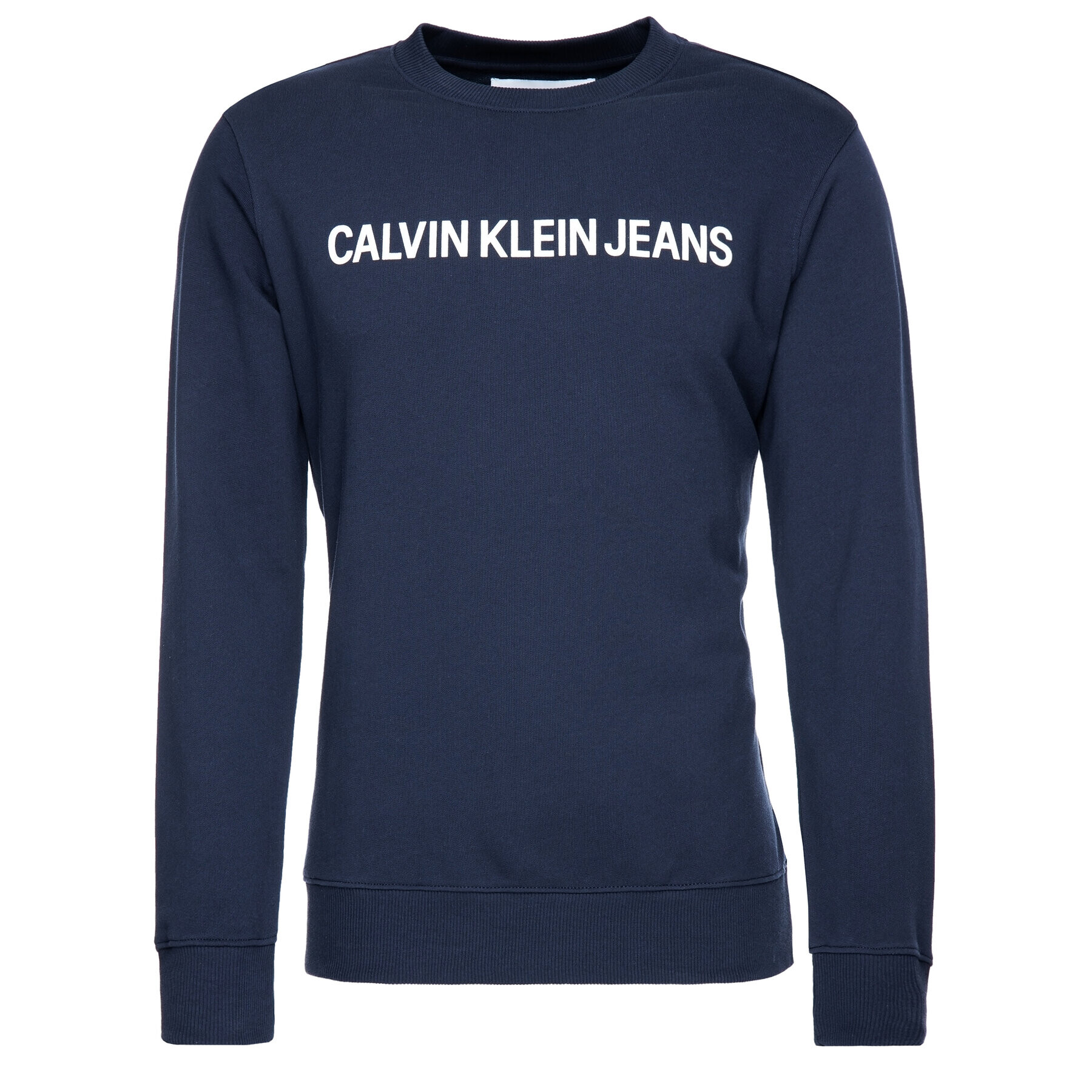 Calvin Klein Jeans Mikina J30J307757402 Tmavomodrá Regular Fit - Pepit.cz