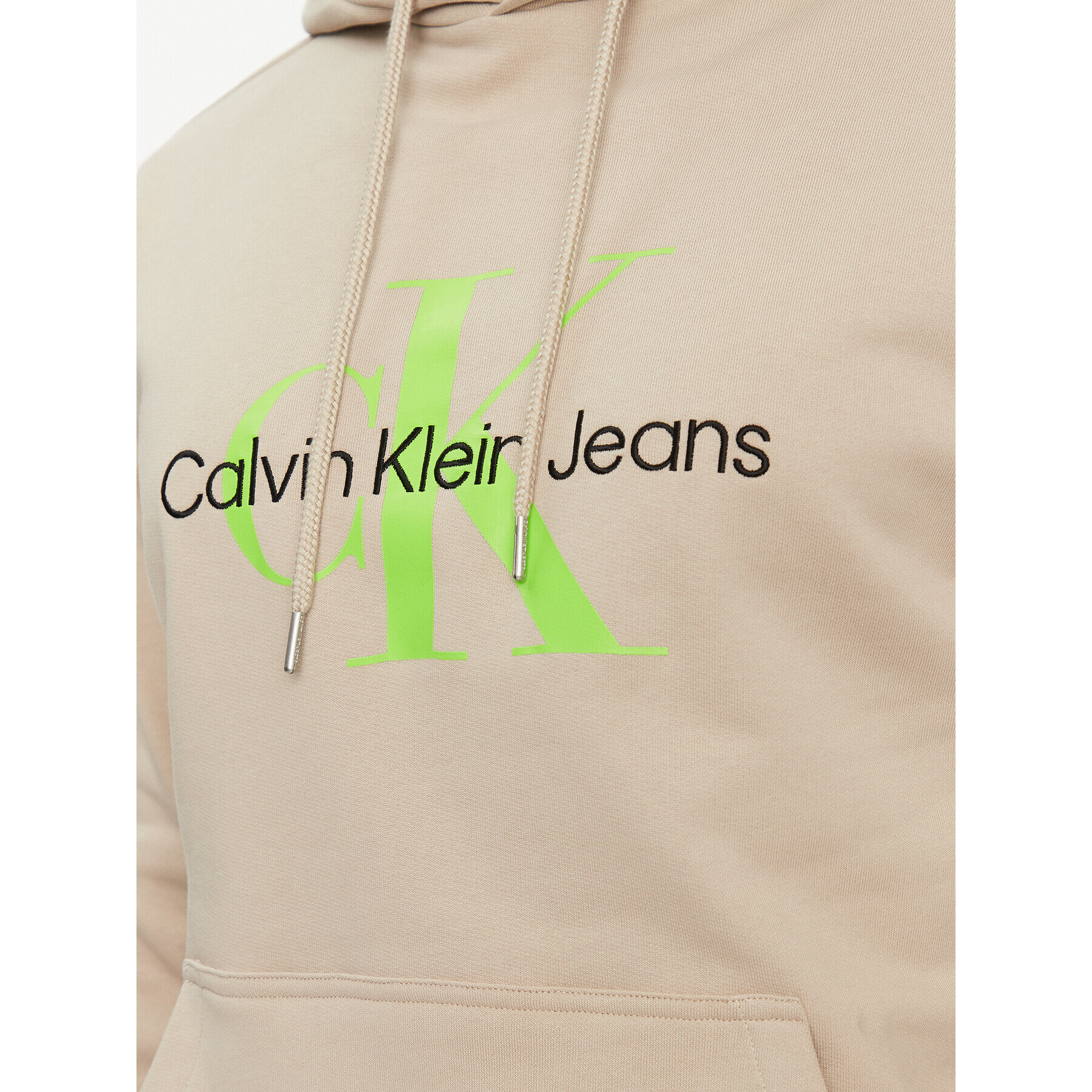 Calvin Klein Jeans Mikina J30J320805 Béžová Regular Fit - Pepit.cz