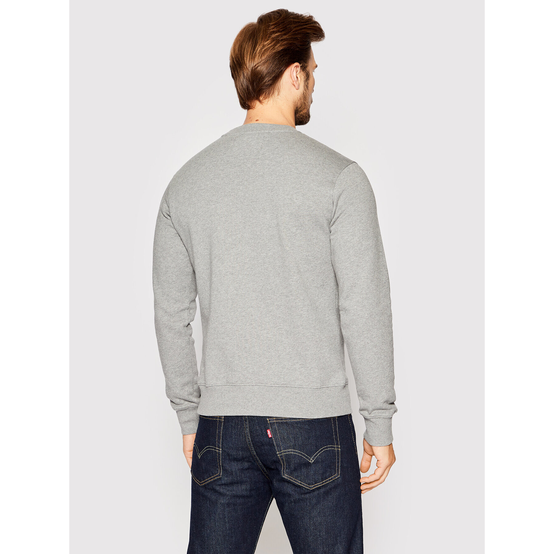 Calvin Klein Jeans Mikina J30J320933 Šedá Regular Fit - Pepit.cz