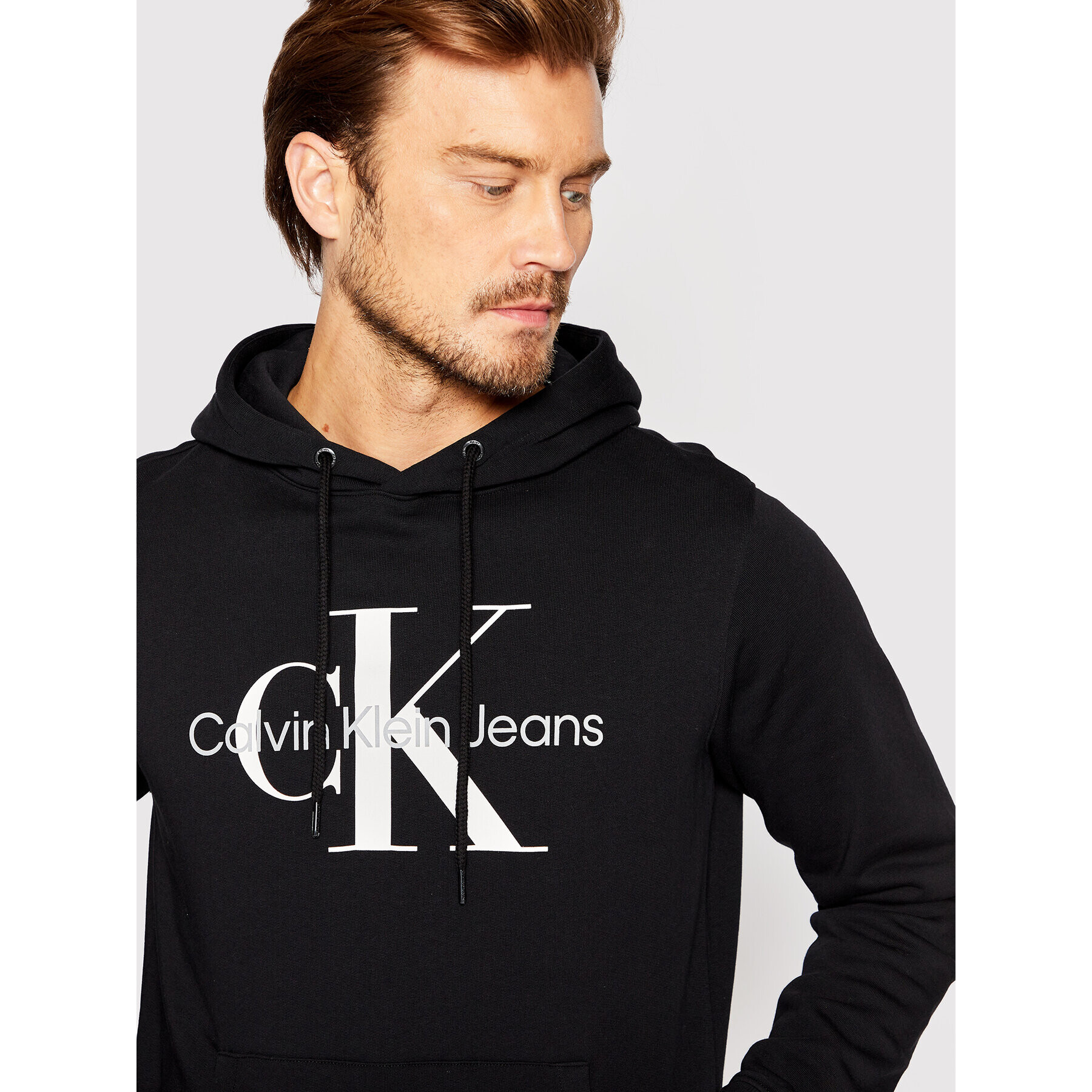 Calvin Klein Jeans Mikina J30J320934 Černá Regular Fit - Pepit.cz