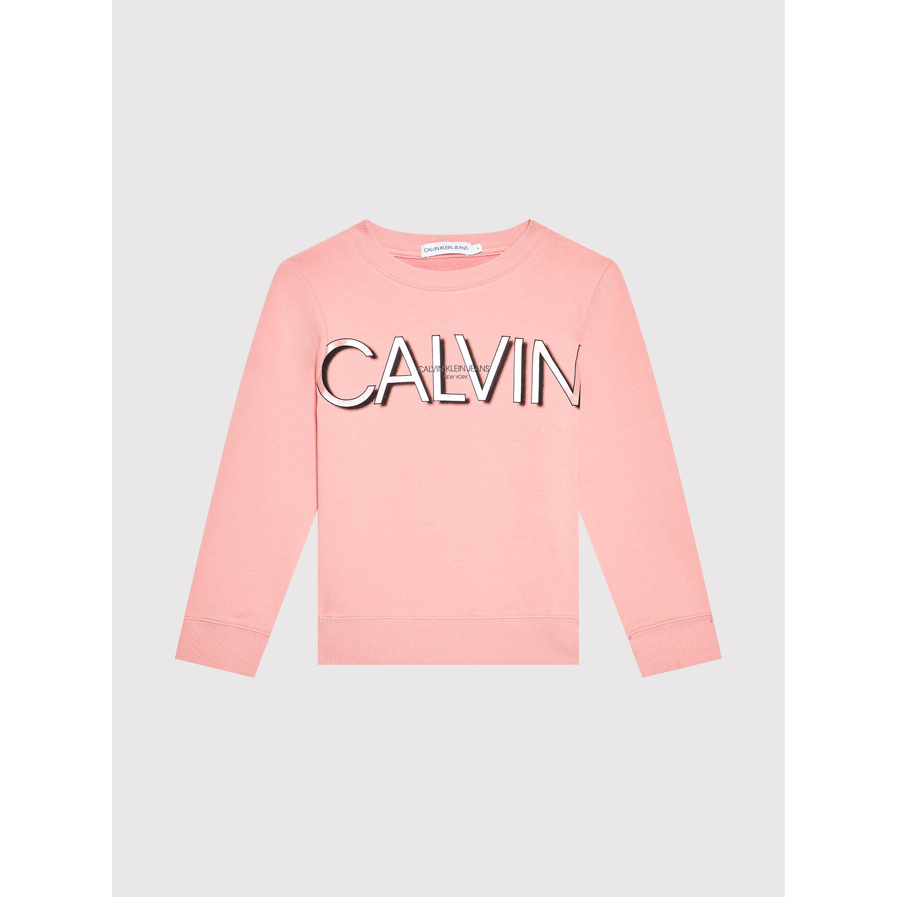 Calvin Klein Jeans Mikina Logo IG0IG01006 Růžová Regular Fit - Pepit.cz