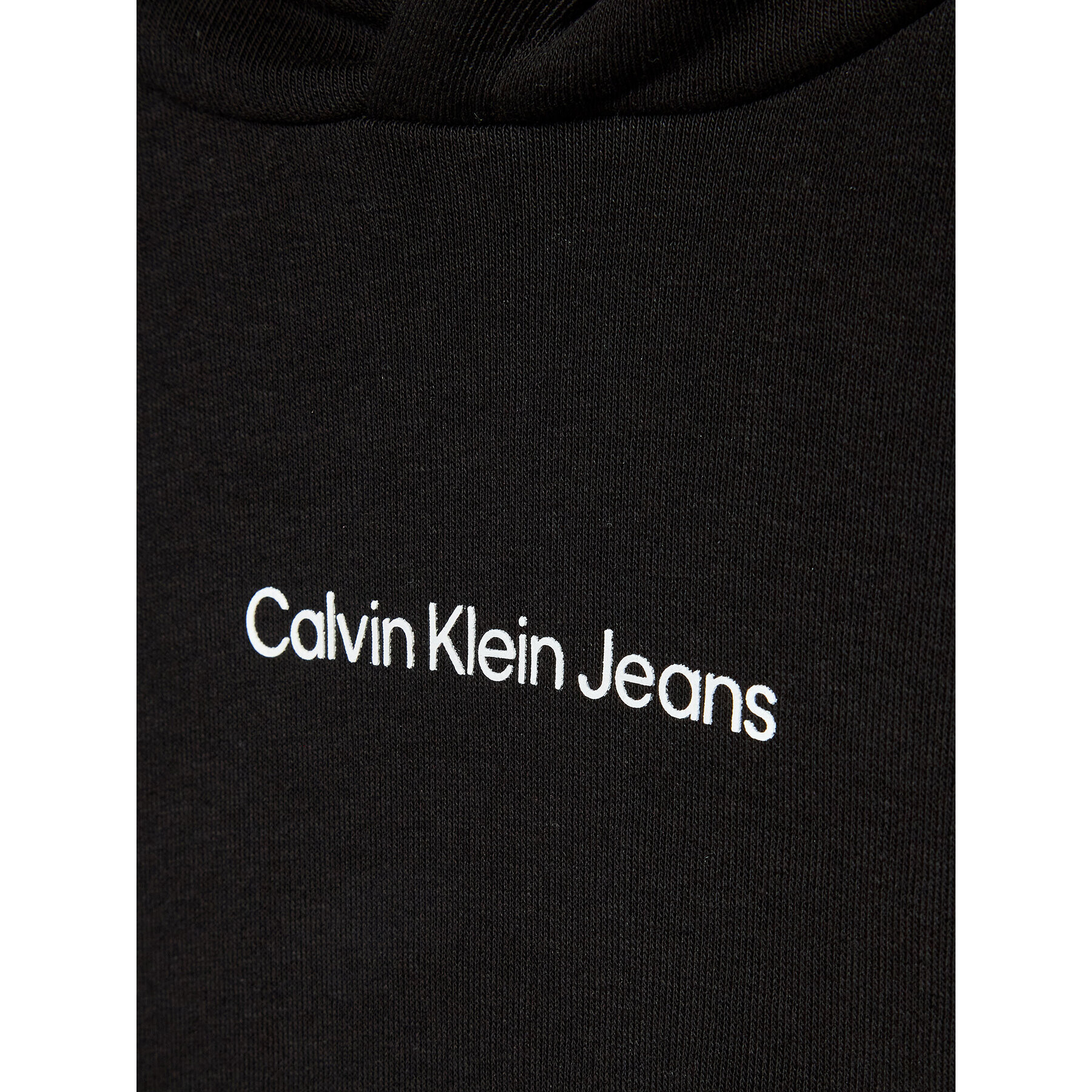 Calvin Klein Jeans Mikina Logo IG0IG01517 Černá Relaxed Fit - Pepit.cz