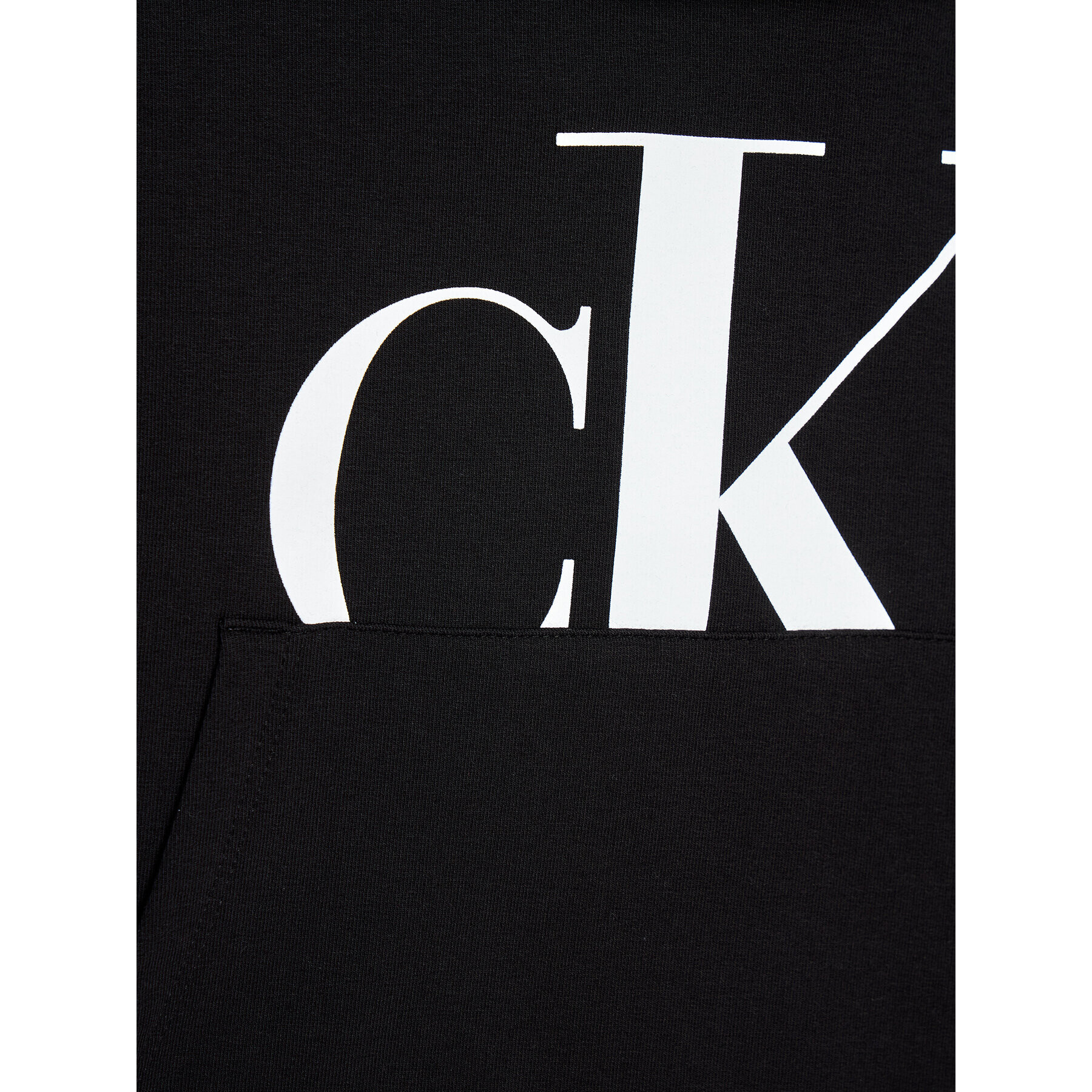 Calvin Klein Jeans Mikina Mini Monogram IG0IG01007 Černá Regular Fit - Pepit.cz