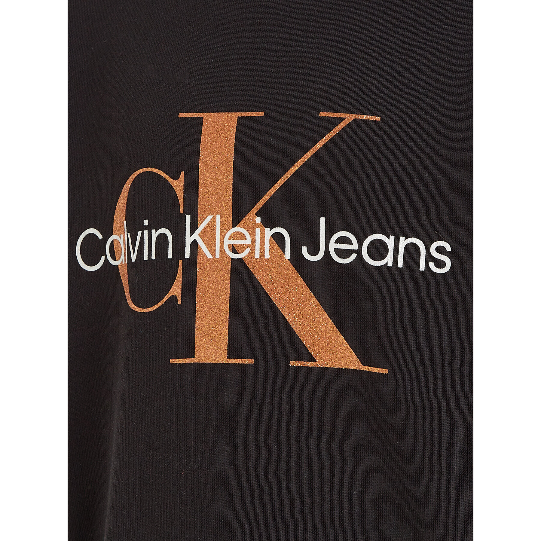 Calvin Klein Jeans Mikina Monogram IG0IG02207 Černá Regular Fit - Pepit.cz