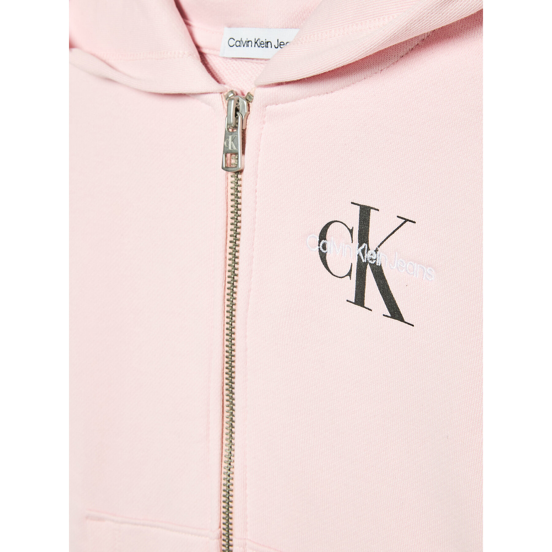 Calvin Klein Jeans Mikina Monogram IU0IU00275 Růžová Regular Fit - Pepit.cz