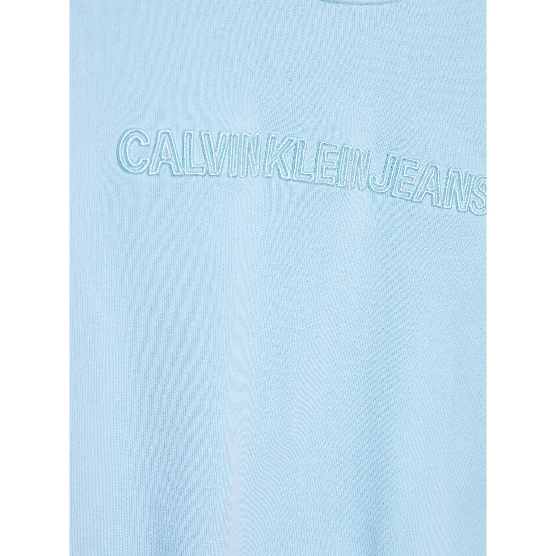 Calvin Klein Jeans Mikina Raised Embro IB0IB01670 Modrá Regular Fit - Pepit.cz