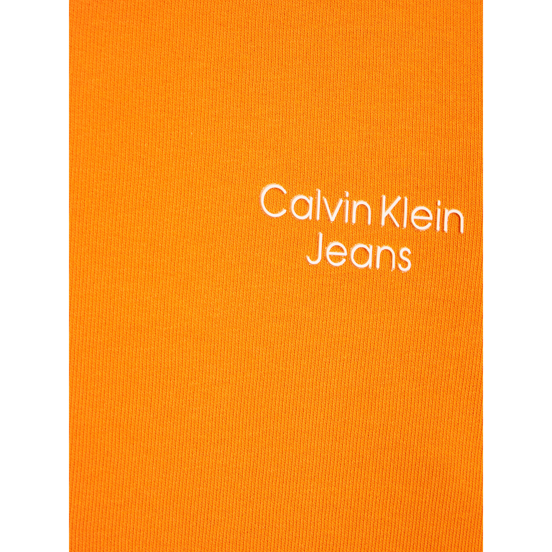 Calvin Klein Jeans Mikina Stack Logo IB0IB01292 Oranžová Regular Fit - Pepit.cz