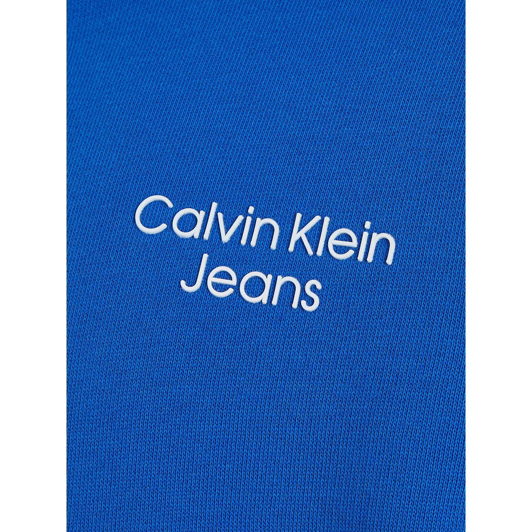 Calvin Klein Jeans Mikina Stack Logo IB0IB01293 Modrá Regular Fit - Pepit.cz