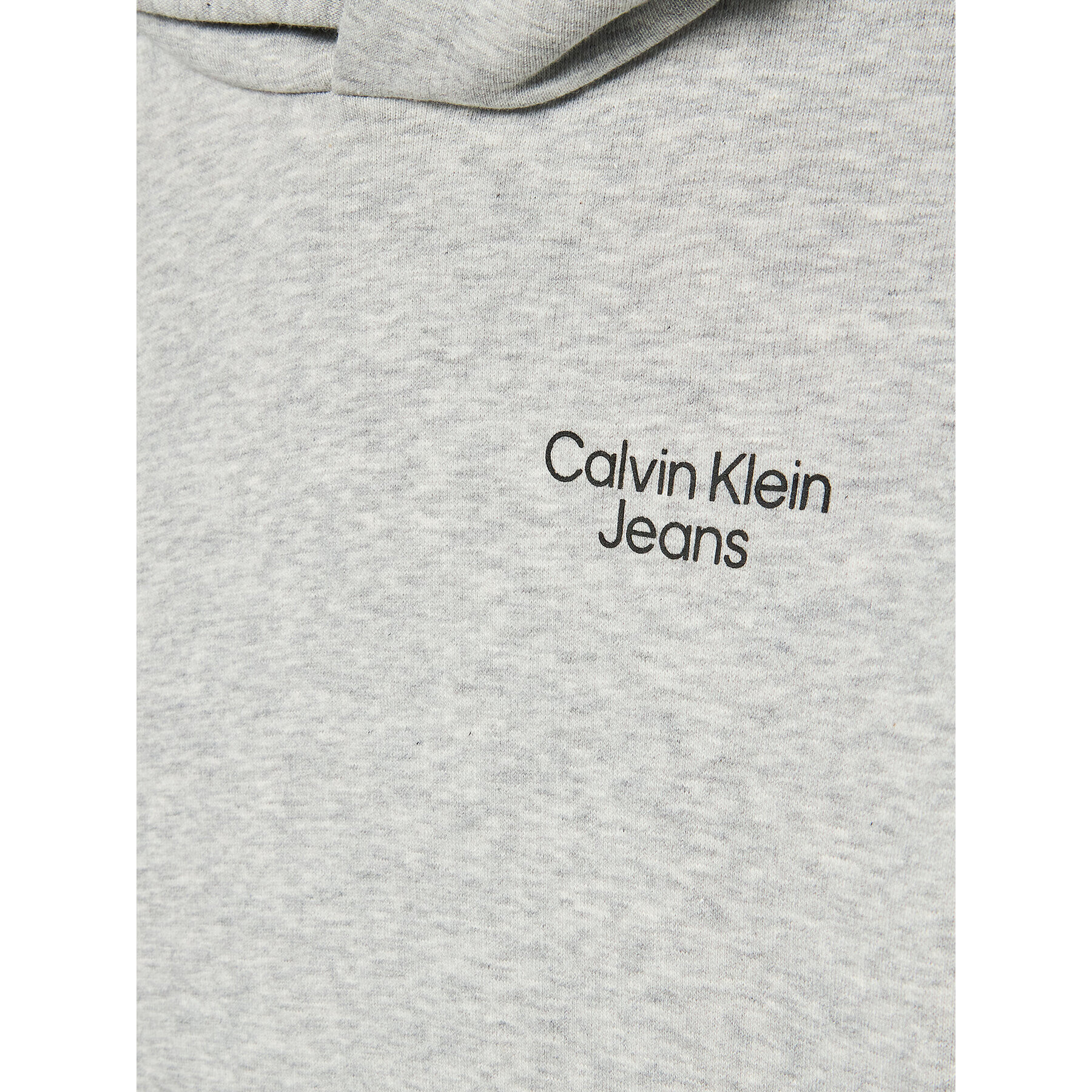 Calvin Klein Jeans Mikina Stack Logo IB0IB01293 Šedá Regular Fit - Pepit.cz