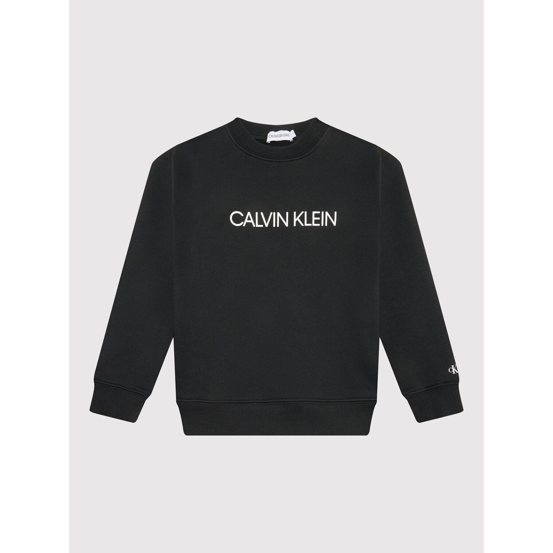 Calvin Klein Jeans Mikina Unisex Institutional Logo IU0IU00162 Černá Regular Fit - Pepit.cz