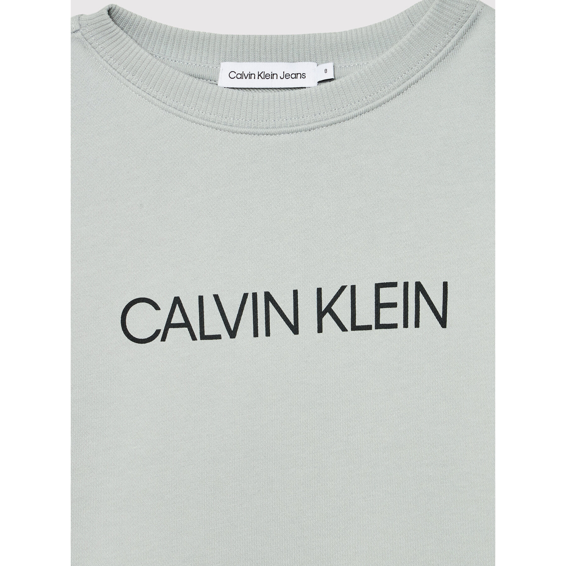 Calvin Klein Jeans Mikina Unisex Institutional Logo IU0IU00162 Šedá Regular Fit - Pepit.cz