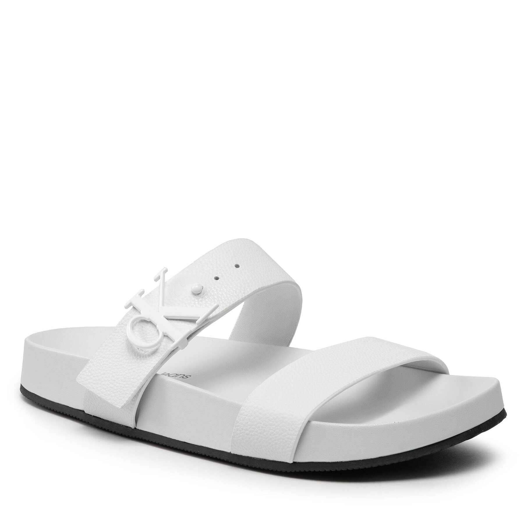 Calvin Klein Jeans Nazouváky Comfort Sandal 2 YW0YW00598 Bílá - Pepit.cz