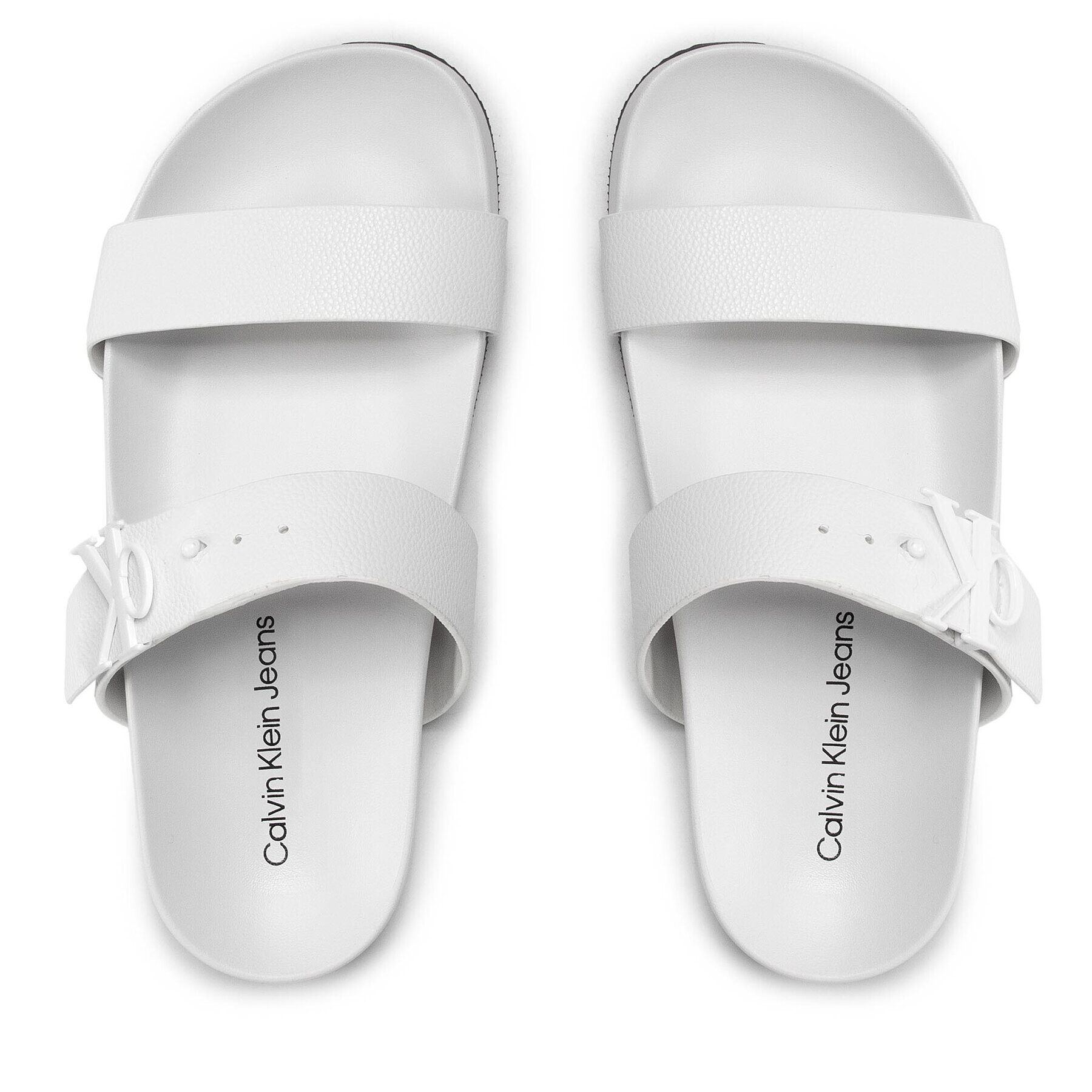 Calvin Klein Jeans Nazouváky Comfort Sandal 2 YW0YW00598 Bílá - Pepit.cz