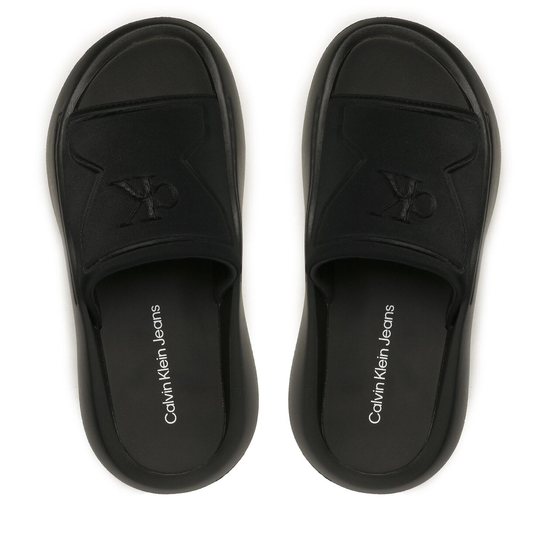 Calvin Klein Jeans Nazouváky Hybrid Sandal High/Low Freq Wn YW0YW00978 Černá - Pepit.cz