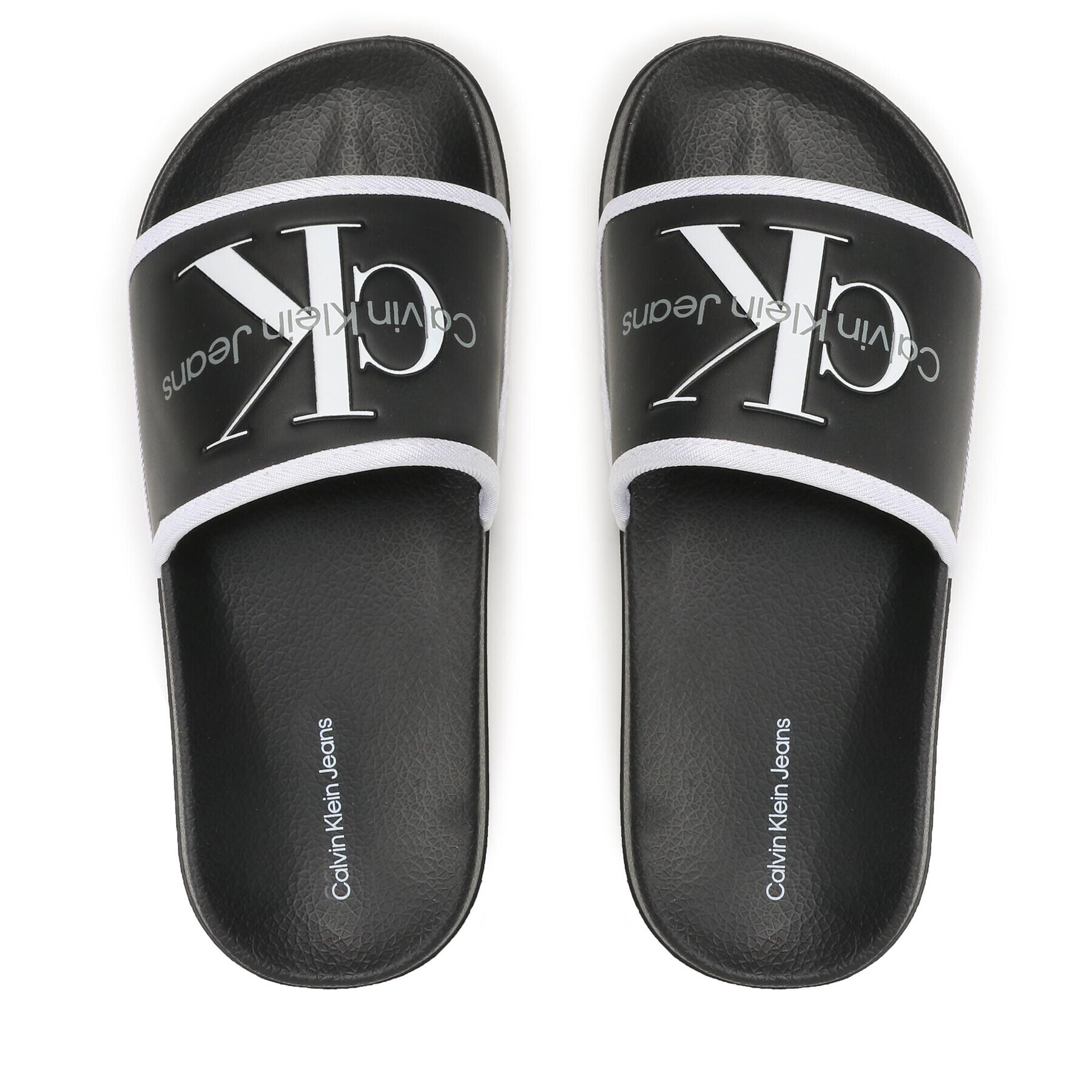 Calvin Klein Jeans Nazouváky Logo Pool Slide V3B0-80630-1172 S Černá - Pepit.cz