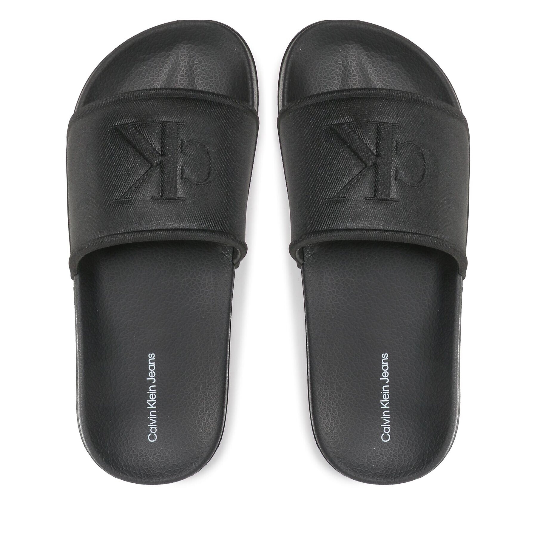 Calvin Klein Jeans Nazouváky Logo Pool Slide V3B0-80637-1231 S Černá - Pepit.cz