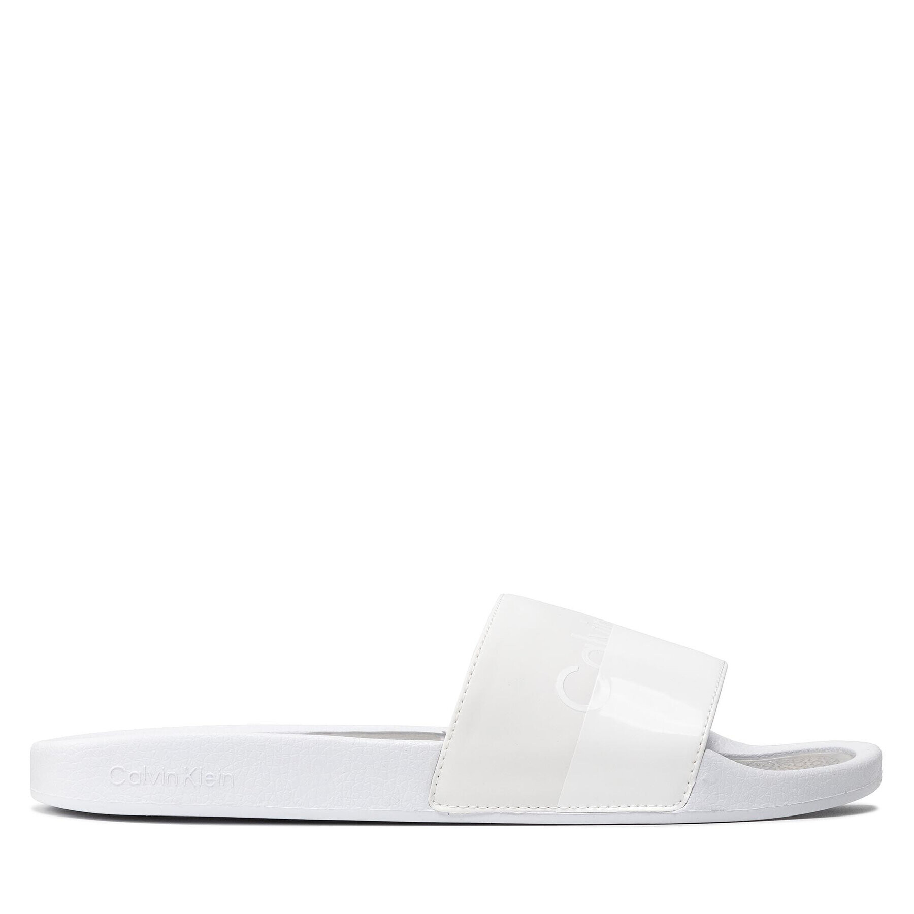 Calvin Klein Jeans Nazouváky Pool Slide Ergonomic HM0HM00548 Bílá - Pepit.cz