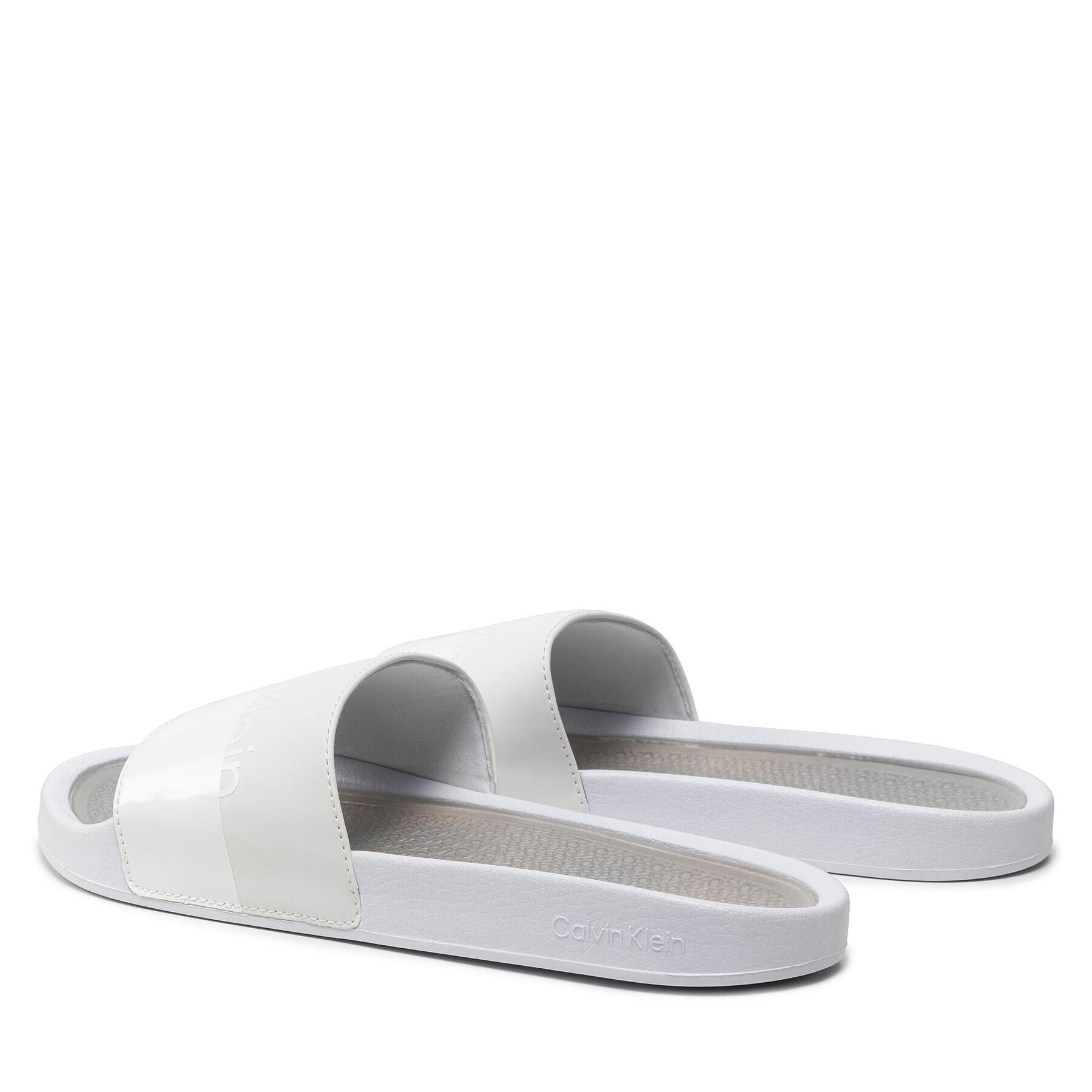 Calvin Klein Jeans Nazouváky Pool Slide Ergonomic HM0HM00548 Bílá - Pepit.cz