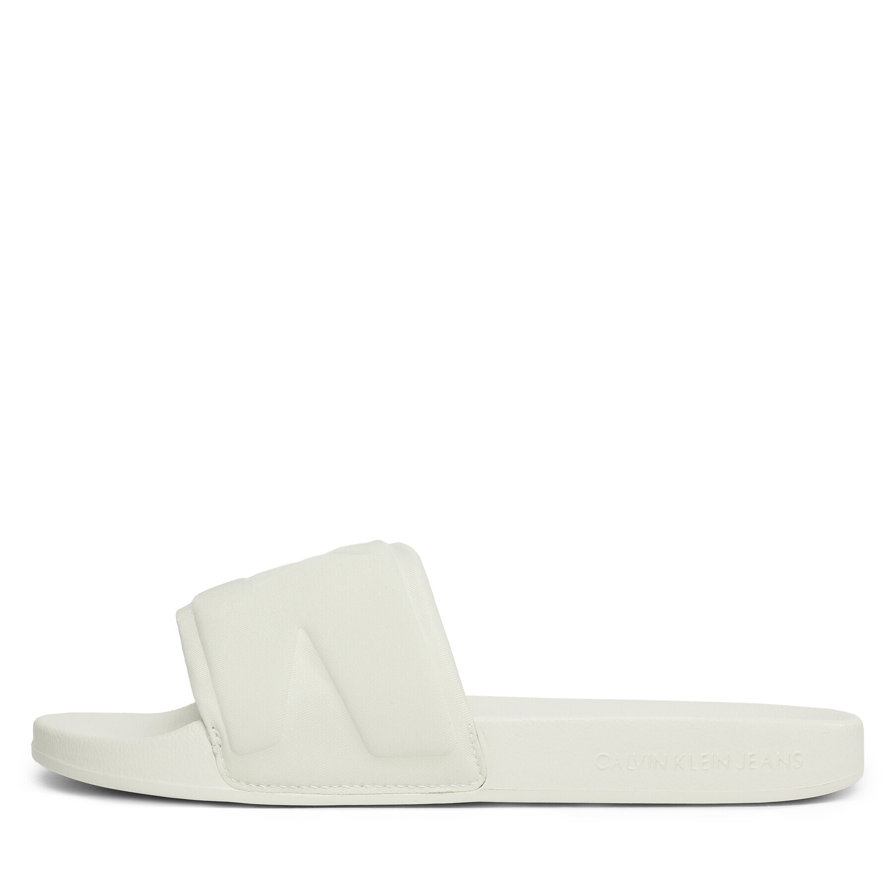 Calvin Klein Jeans Nazouváky Slide High/Low Frequency Wn YW0YW00999 Bílá - Pepit.cz