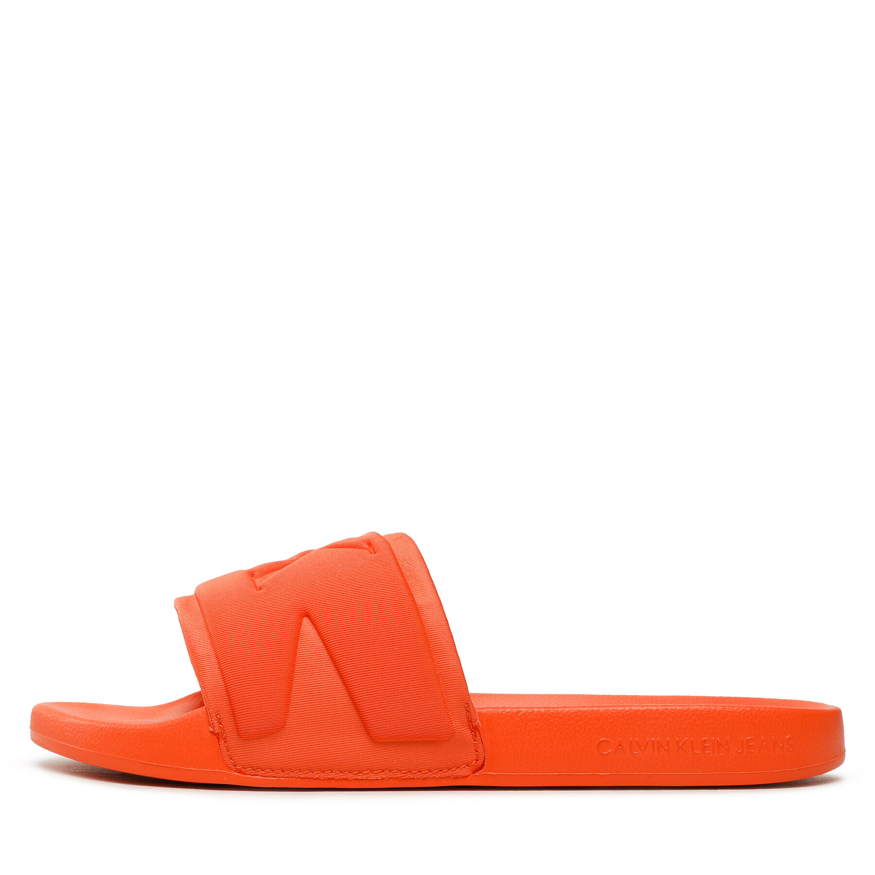 Calvin Klein Jeans Nazouváky Slide High/Low Frequency Wn YW0YW00999 Oranžová - Pepit.cz