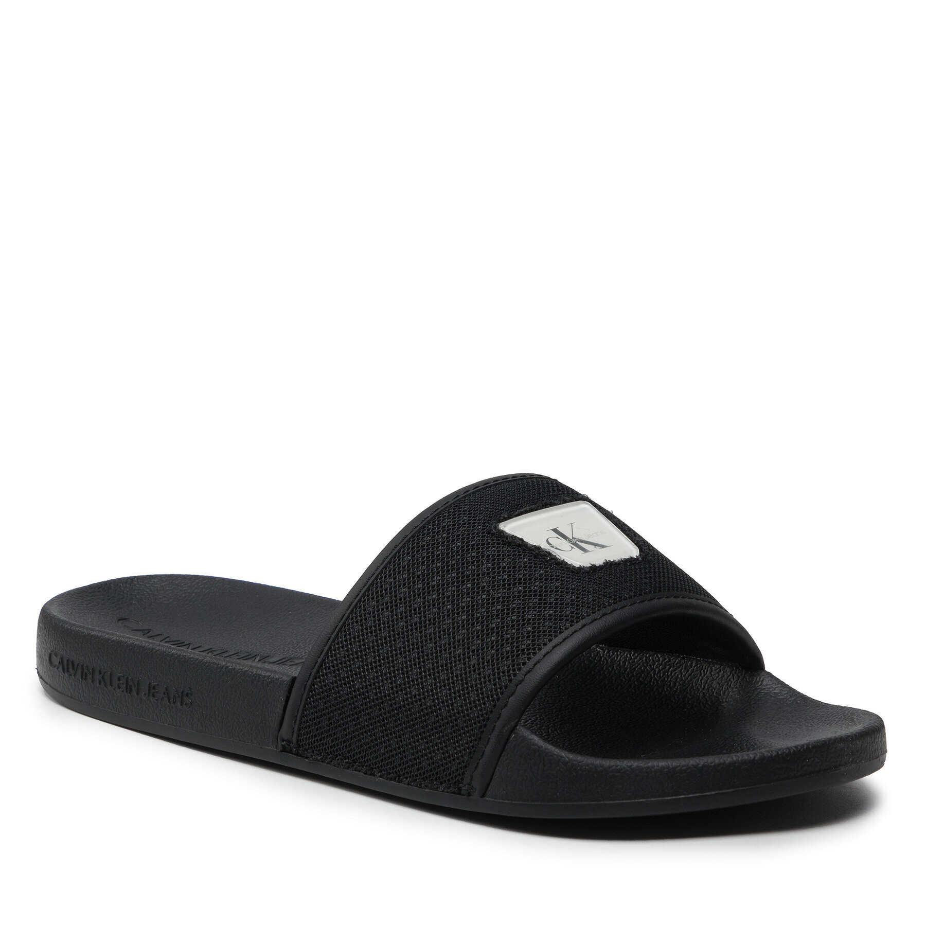 Calvin Klein Jeans Nazouváky Slide Jelly Monogram YW0YW00642 Černá - Pepit.cz