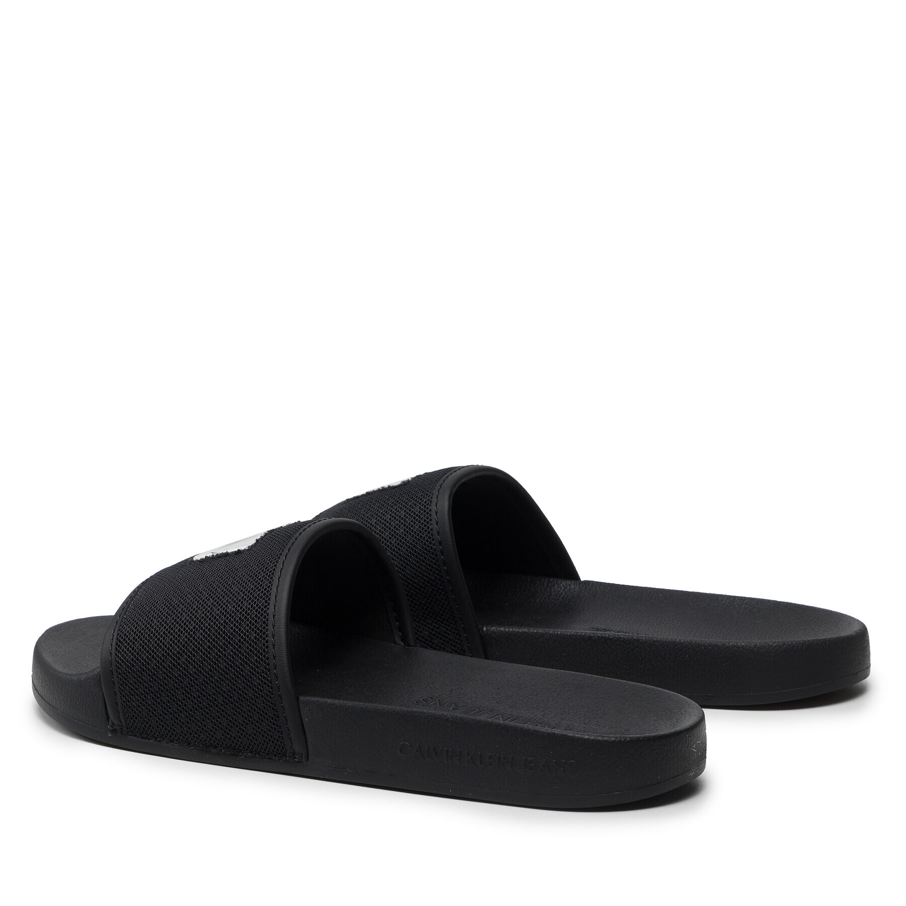 Calvin Klein Jeans Nazouváky Slide Jelly Monogram YW0YW00642 Černá - Pepit.cz