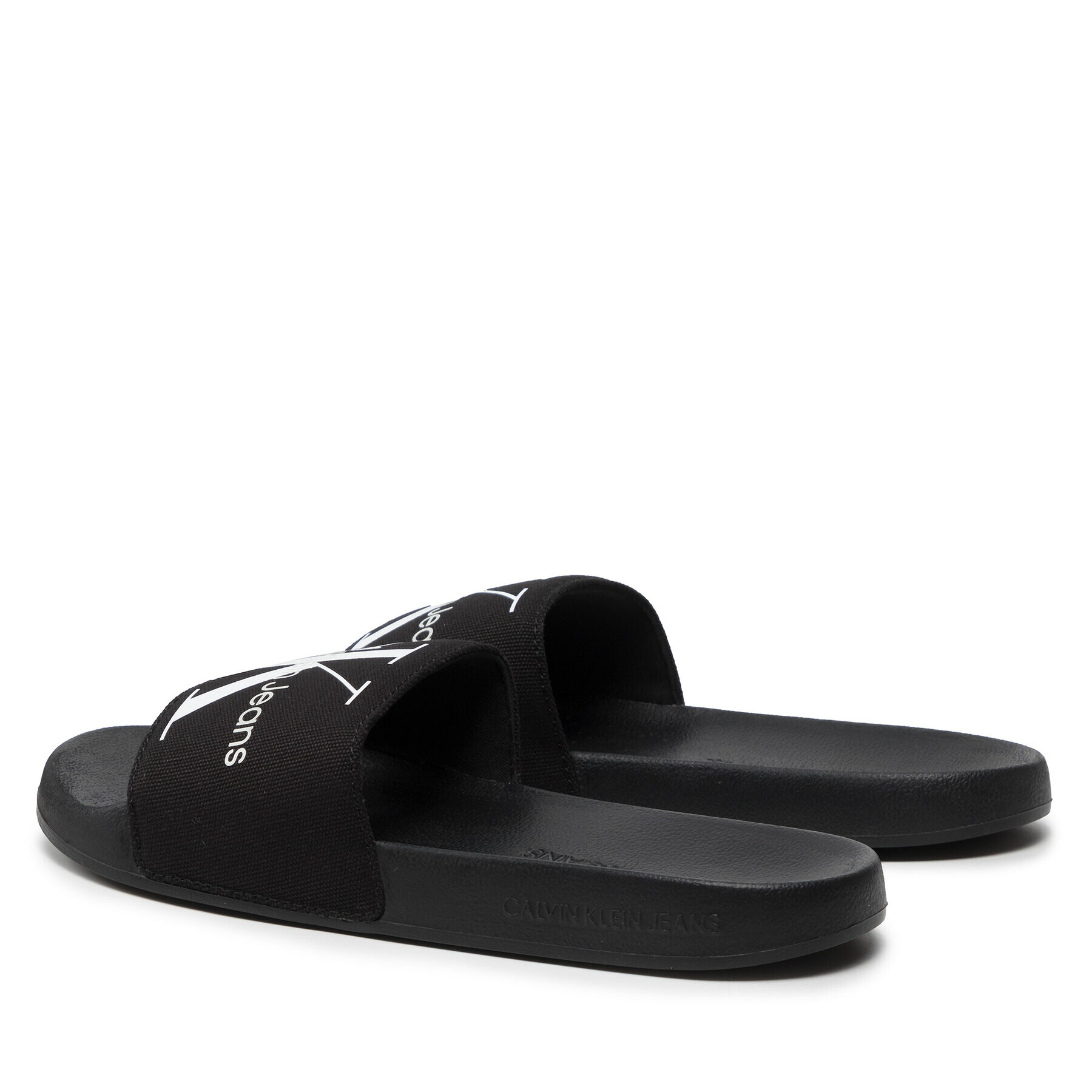 Calvin Klein Jeans Nazouváky Slide Monogram Co YM0YM0006 Černá - Pepit.cz