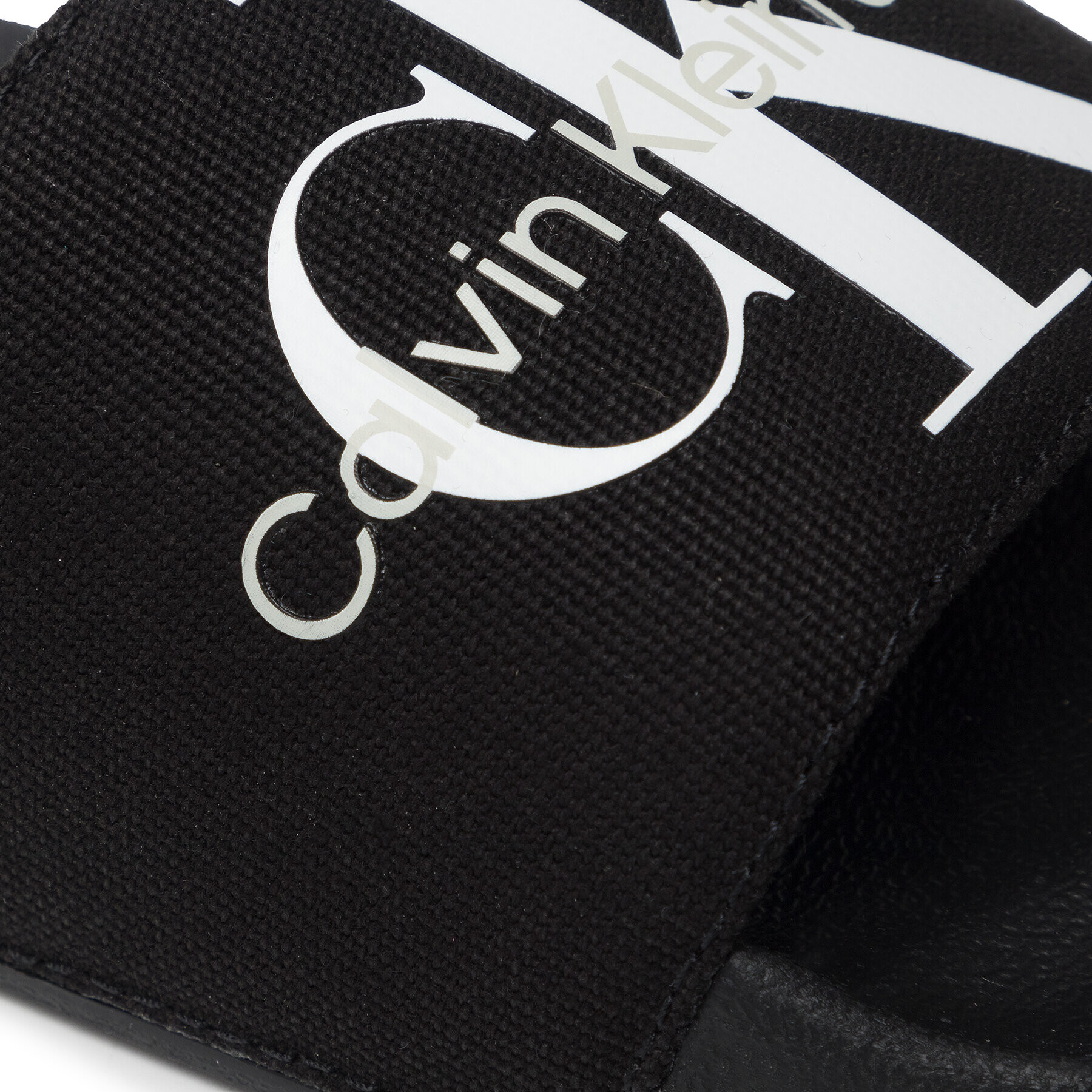 Calvin Klein Jeans Nazouváky Slide Monogram Co YM0YM0006 Černá - Pepit.cz