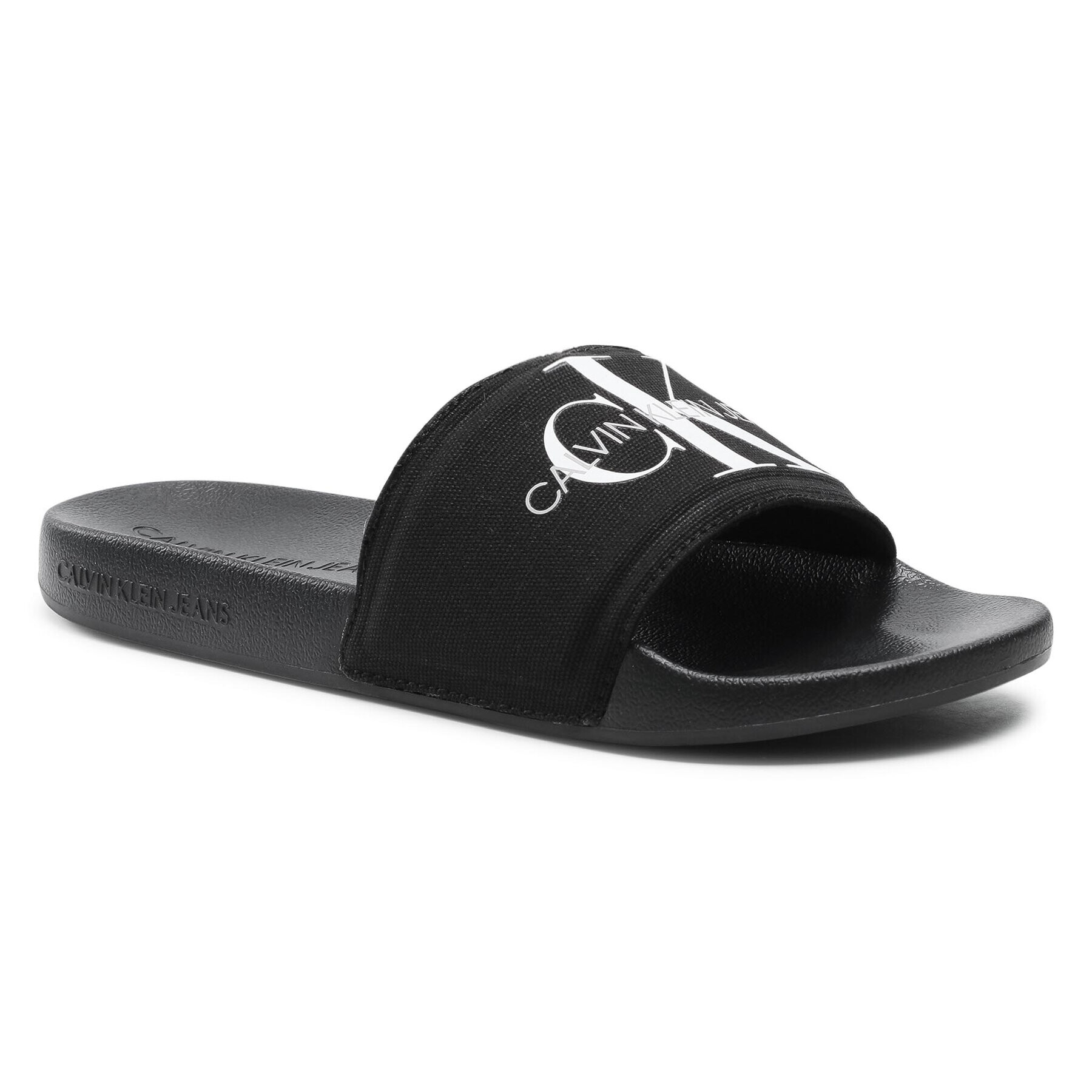 Calvin Klein Jeans Nazouváky Slide Monogram Co YM0YM00061 Černá - Pepit.cz