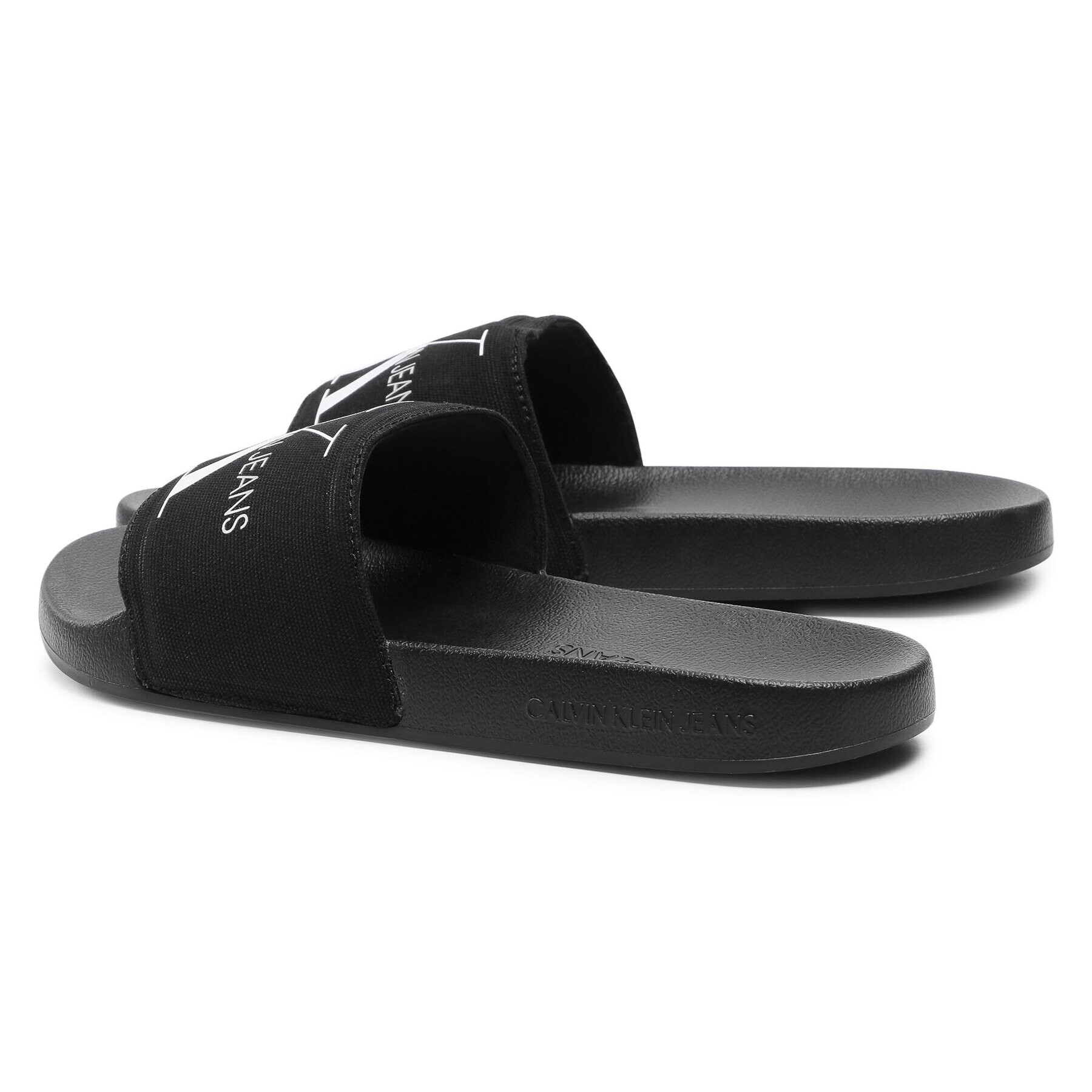 Calvin Klein Jeans Nazouváky Slide Monogram Co YM0YM00061 Černá - Pepit.cz