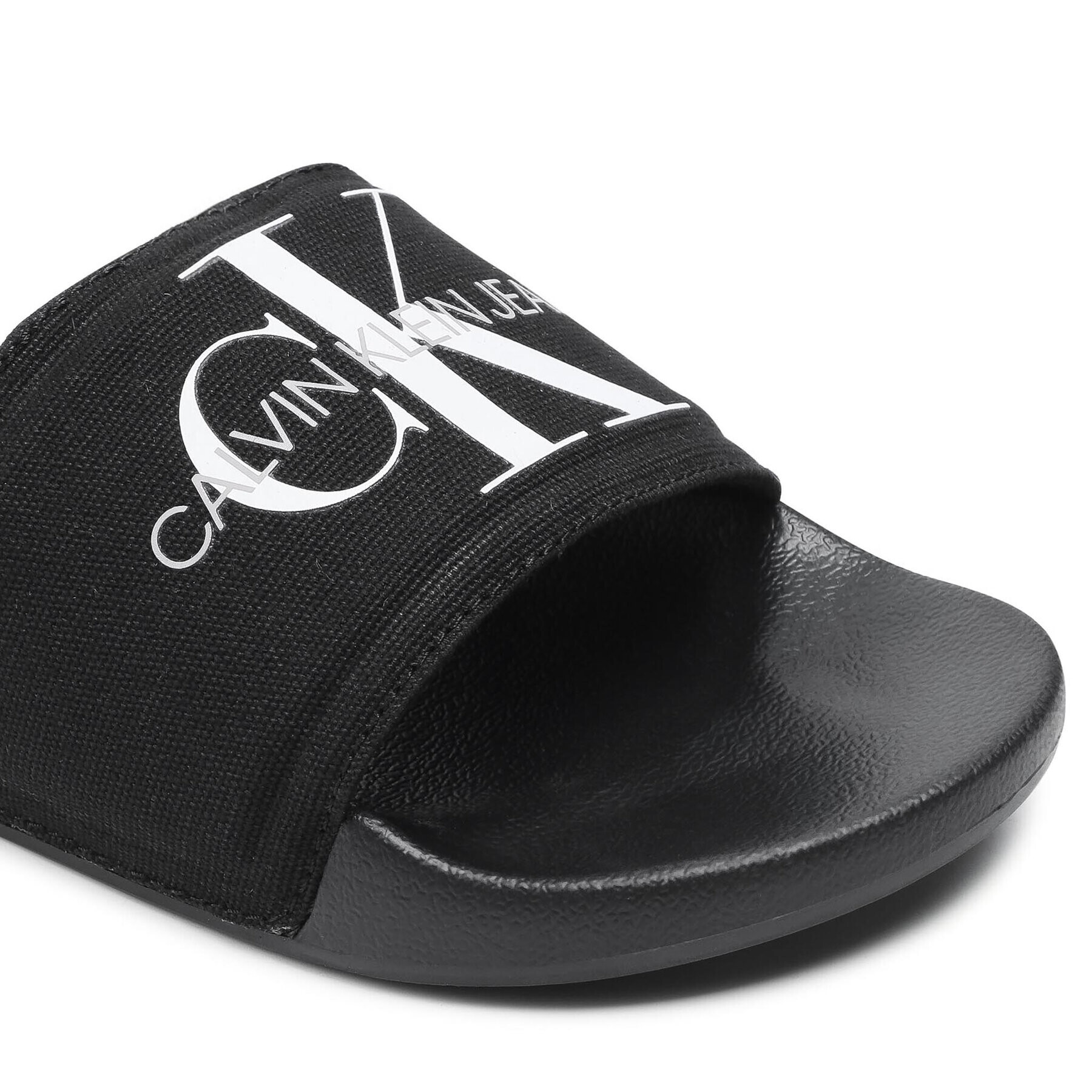 Calvin Klein Jeans Nazouváky Slide Monogram Co YM0YM00061 Černá - Pepit.cz