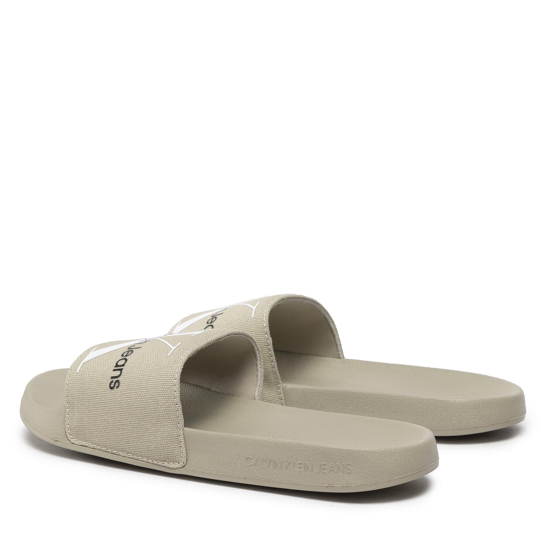 Calvin Klein Jeans Nazouváky Slide Monogram Co YM0YM00061 Zelená - Pepit.cz