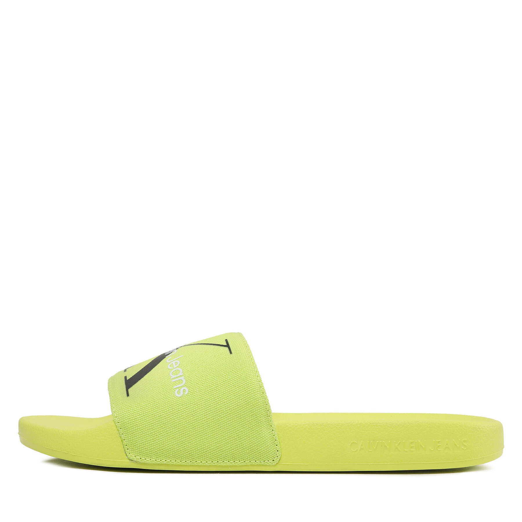 Calvin Klein Jeans Nazouváky Slide Monogram Co YM0YM00061 Zelená - Pepit.cz