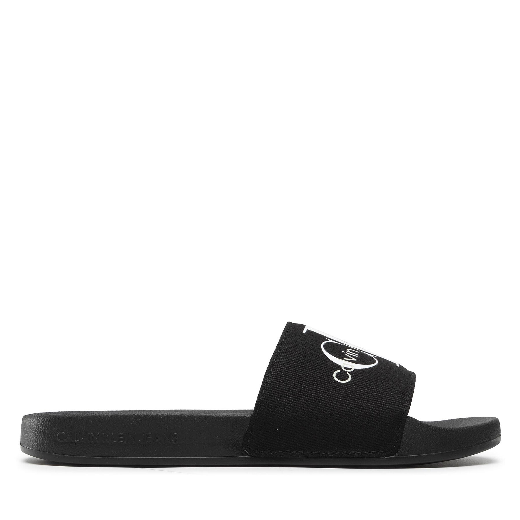 Calvin Klein Jeans Nazouváky Slide Monogram Co YW0YW00103 Černá - Pepit.cz