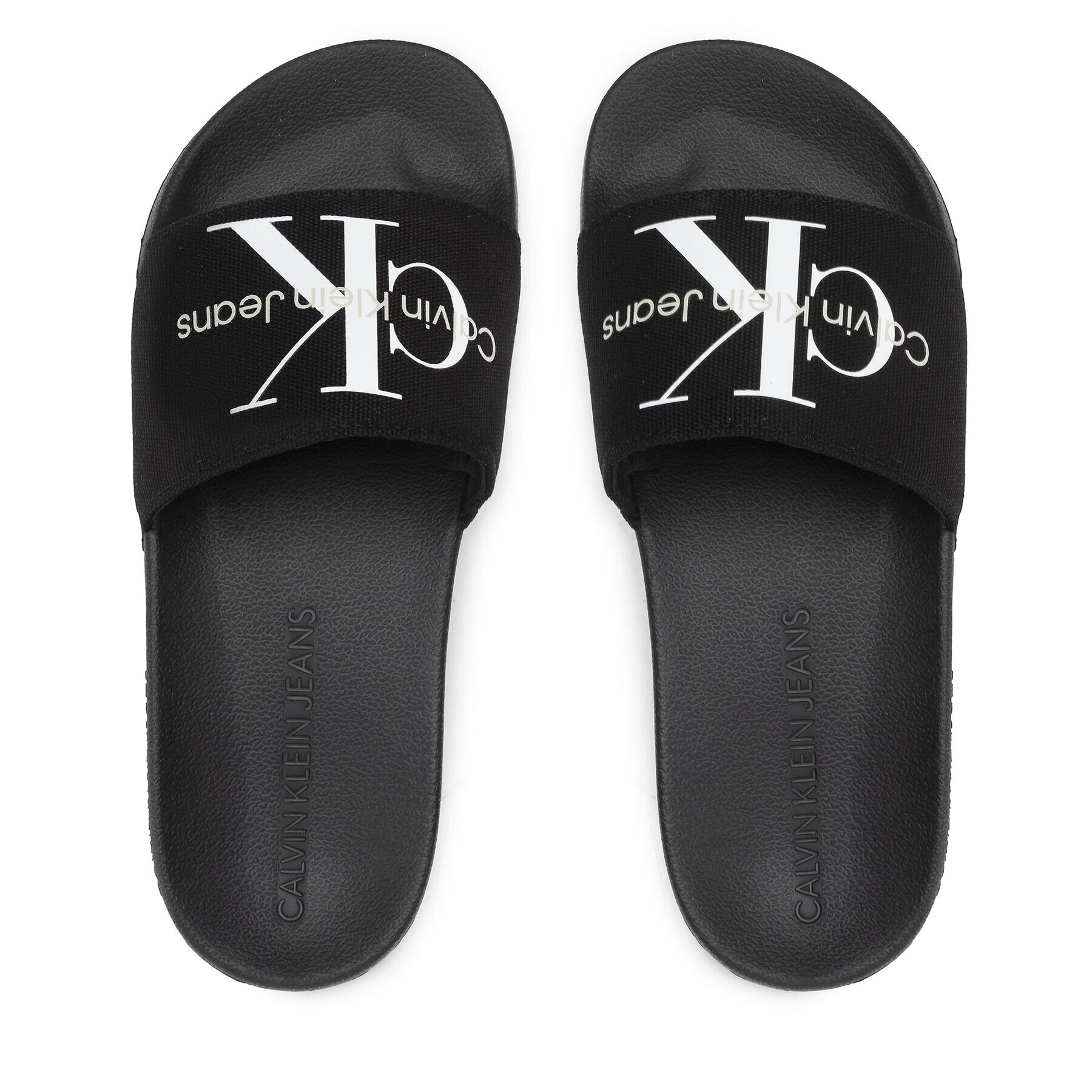 Calvin Klein Jeans Nazouváky Slide Monogram Co YW0YW00103 Černá - Pepit.cz