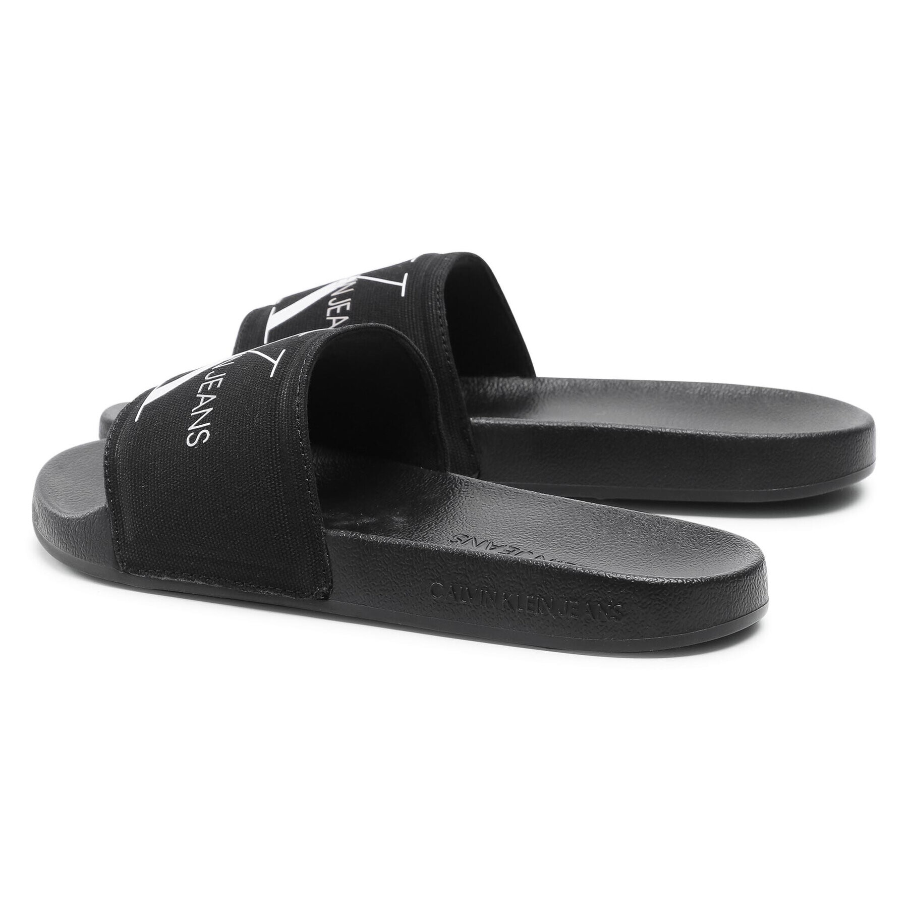 Calvin Klein Jeans Nazouváky Slide Monogram Co YW0YW00103 Černá - Pepit.cz