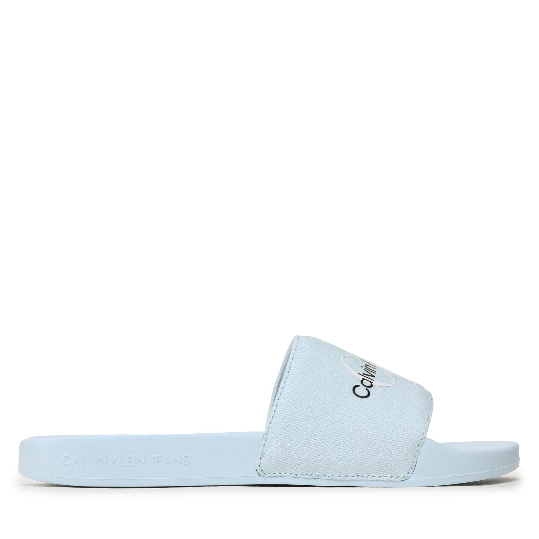 Calvin Klein Jeans Nazouváky Slide Monogram Co YW0YW00103 Modrá - Pepit.cz