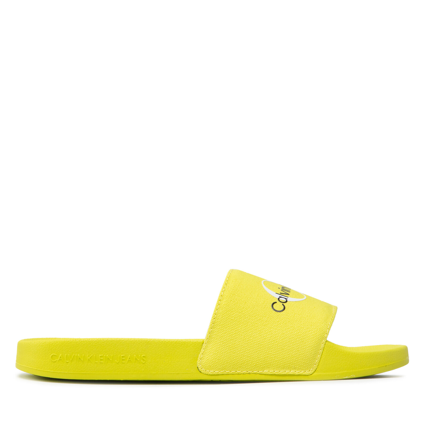 Calvin Klein Jeans Nazouváky Slide Monogram Co YW0YW00103 Zelená - Pepit.cz