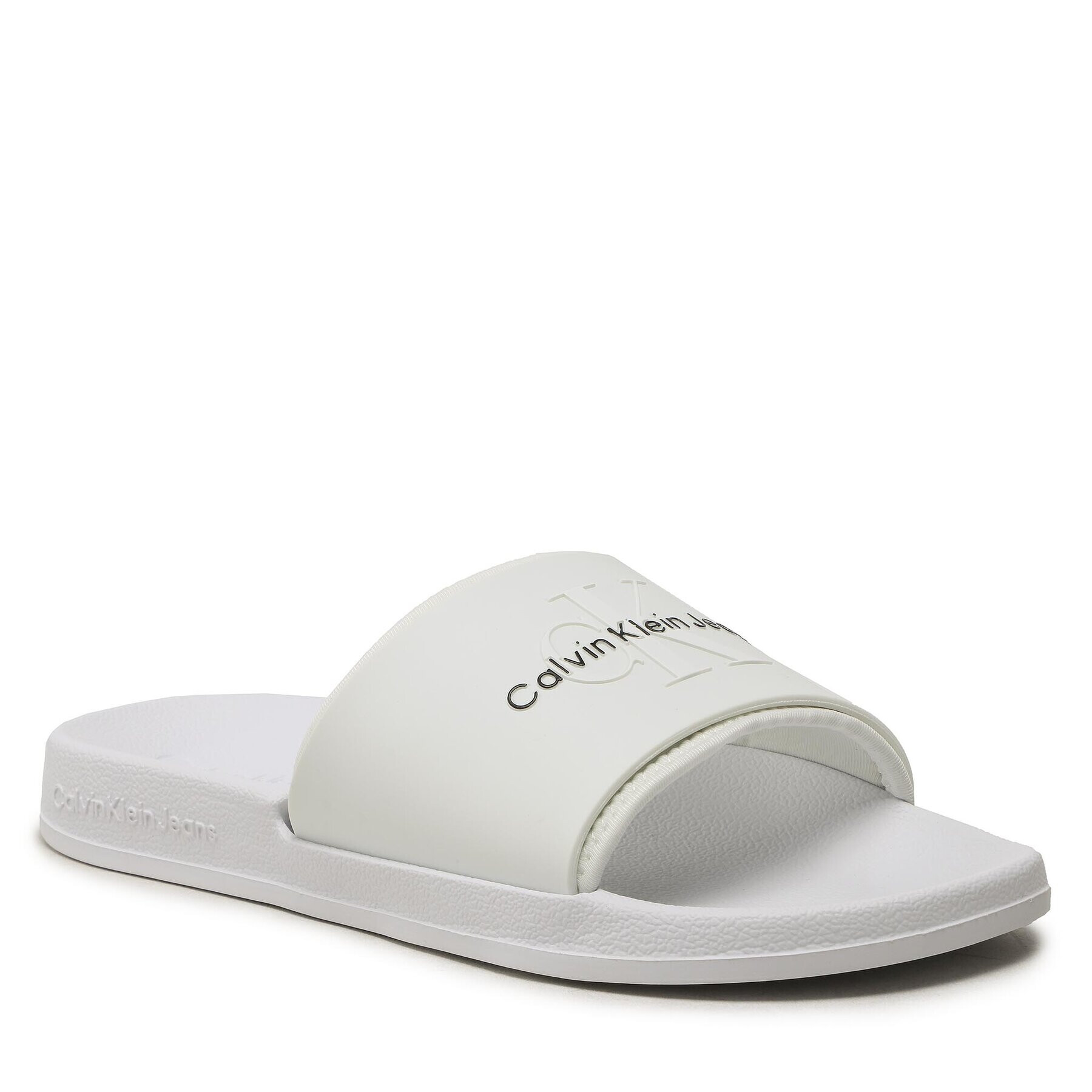 Calvin Klein Jeans Nazouváky Slide Monogram Tpu YM0YM00361 Bílá - Pepit.cz