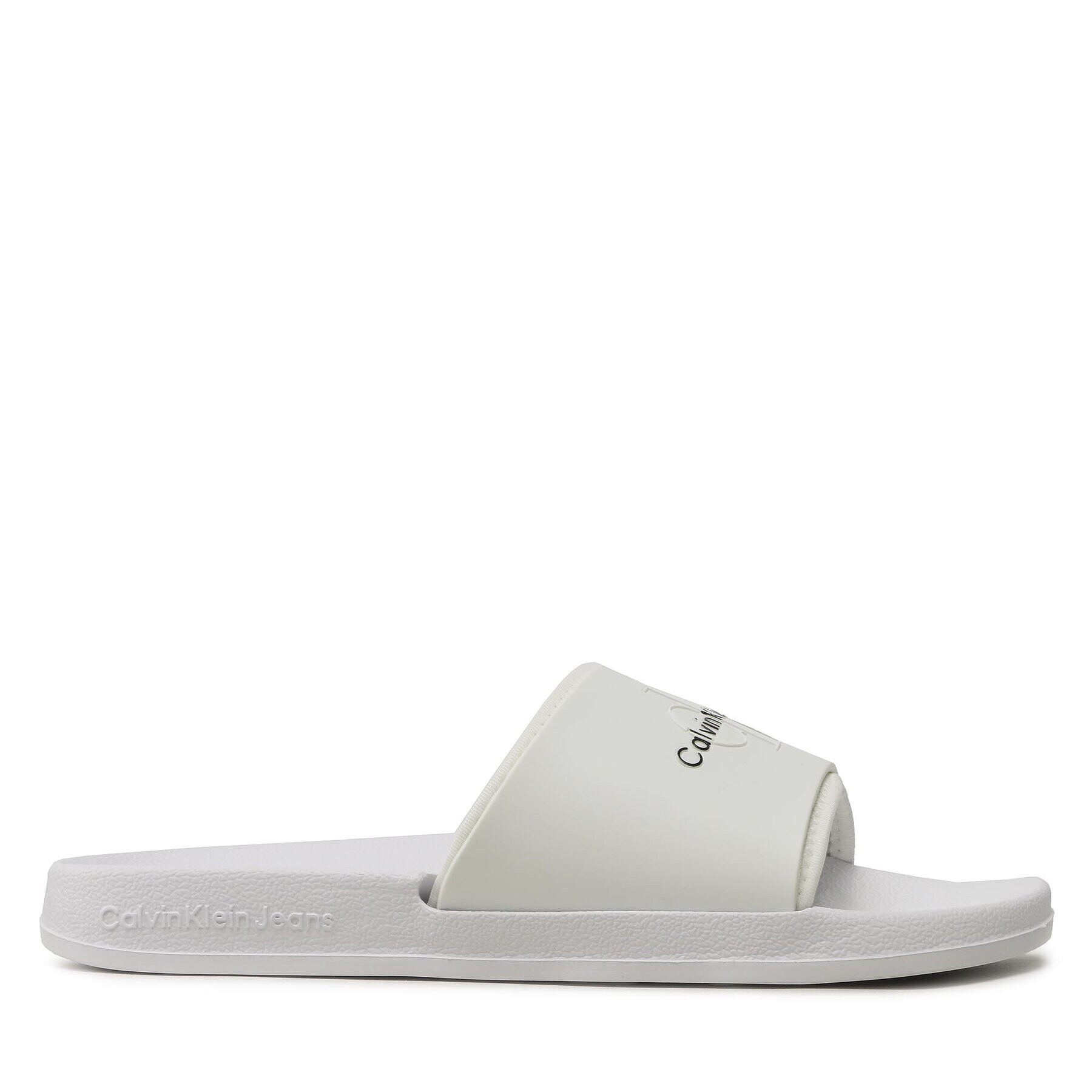 Calvin Klein Jeans Nazouváky Slide Monogram Tpu YM0YM00361 Bílá - Pepit.cz