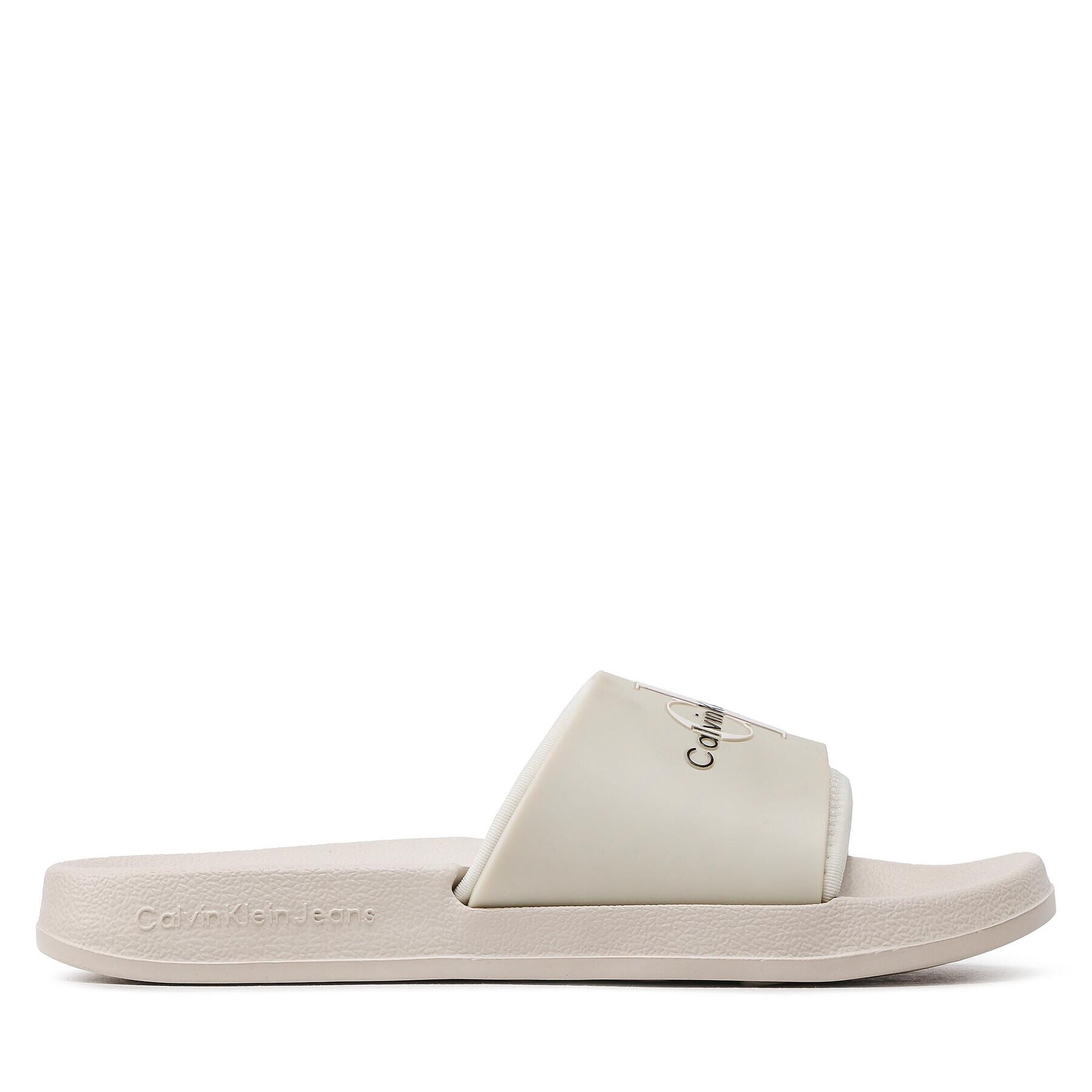 Calvin Klein Jeans Nazouváky Slide Monogram Tpu YW0YW00585 Béžová - Pepit.cz