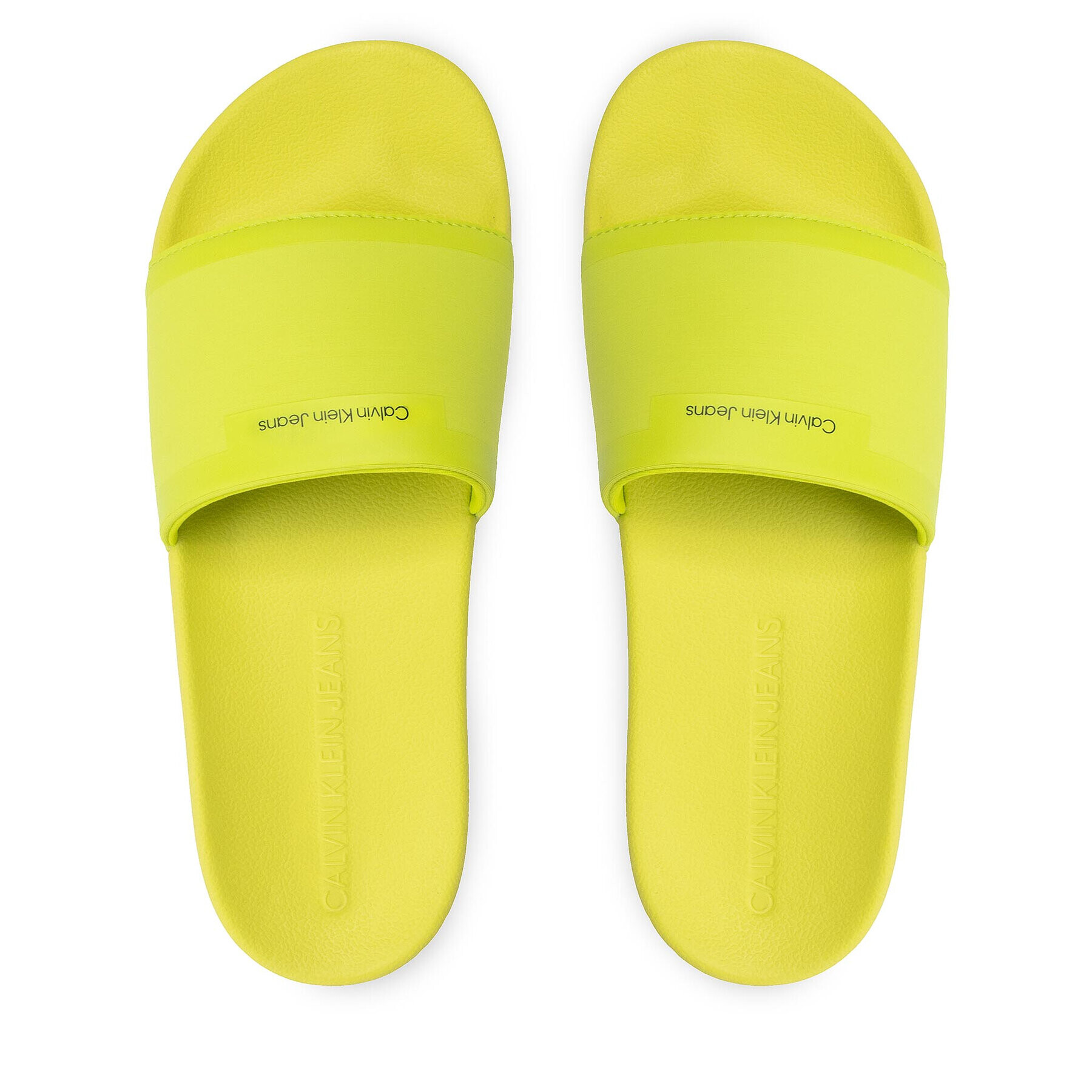 Calvin Klein Jeans Nazouváky Slide Neoprene YM0YM00447 Zelená - Pepit.cz